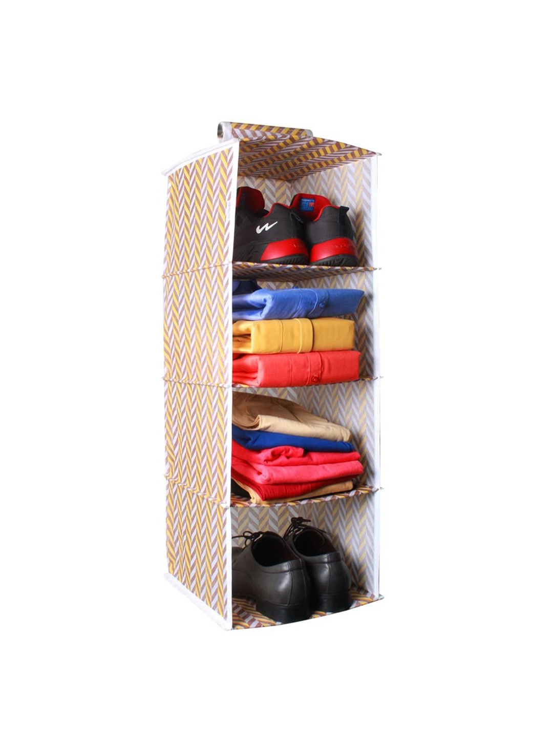 

prettykrafts Brown & White Printed Multi-Utility Organisers