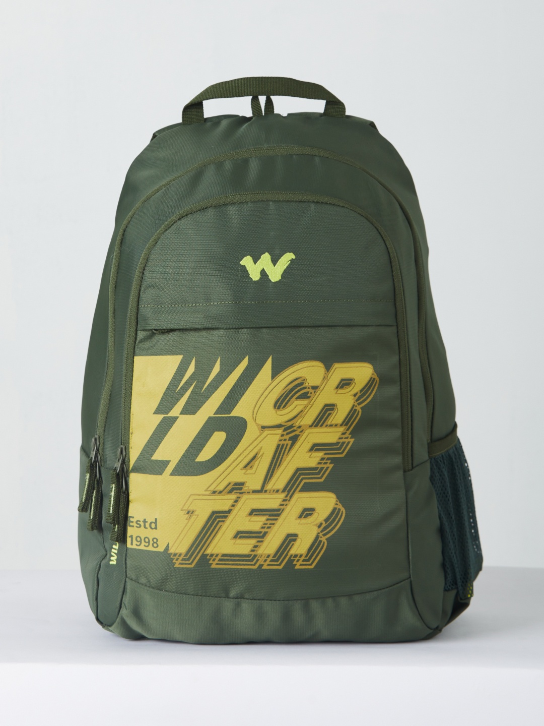 

Wildcraft Unisex Xplorer 30 Brand Logo Backpack, Olive