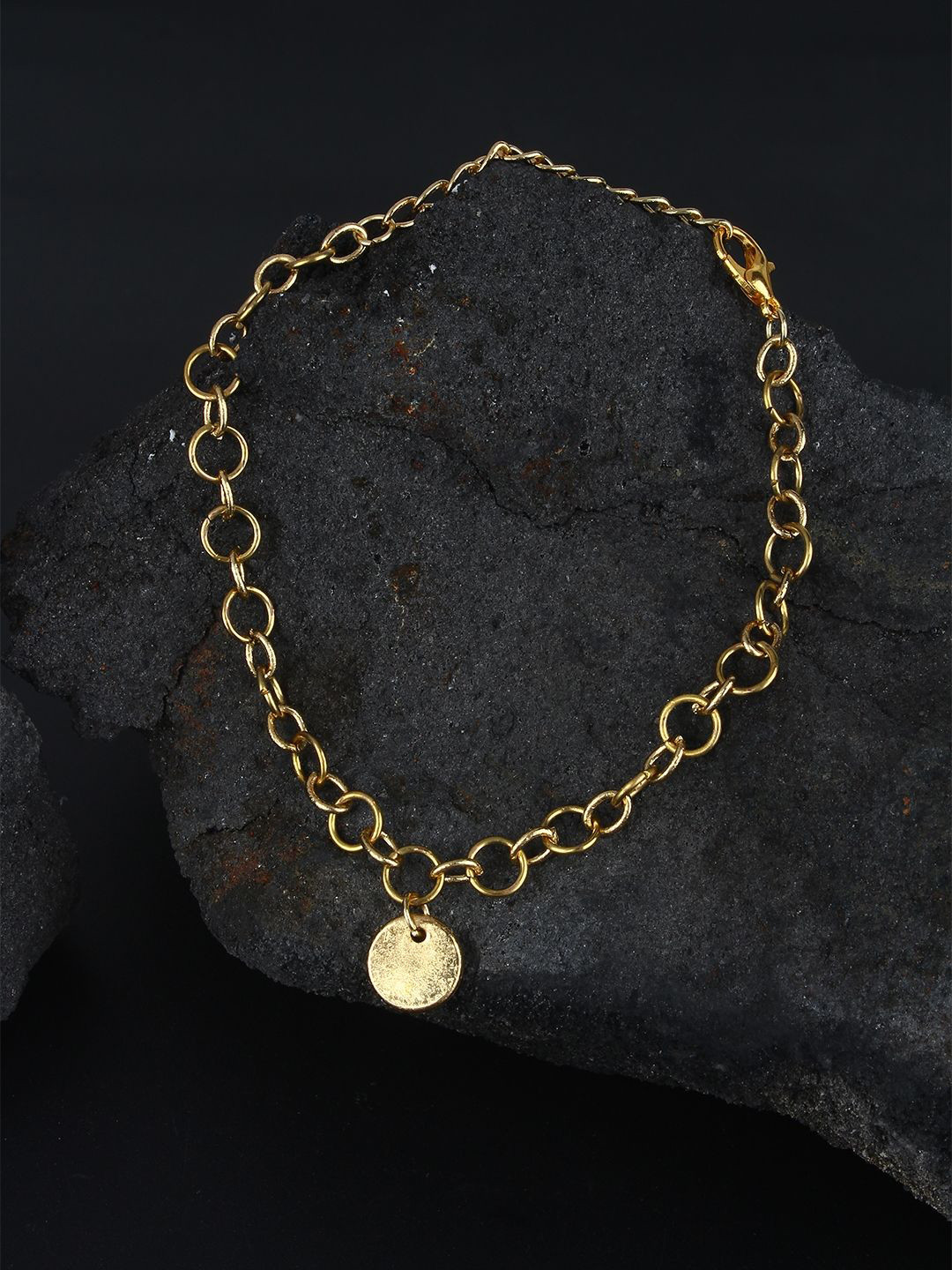 

KPOP Brass Gold-Plated Charm Bracelet