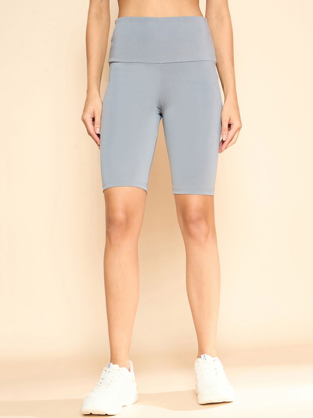 

COLOR CAPITAL Women Above Knee-Length Gym Tights, Grey