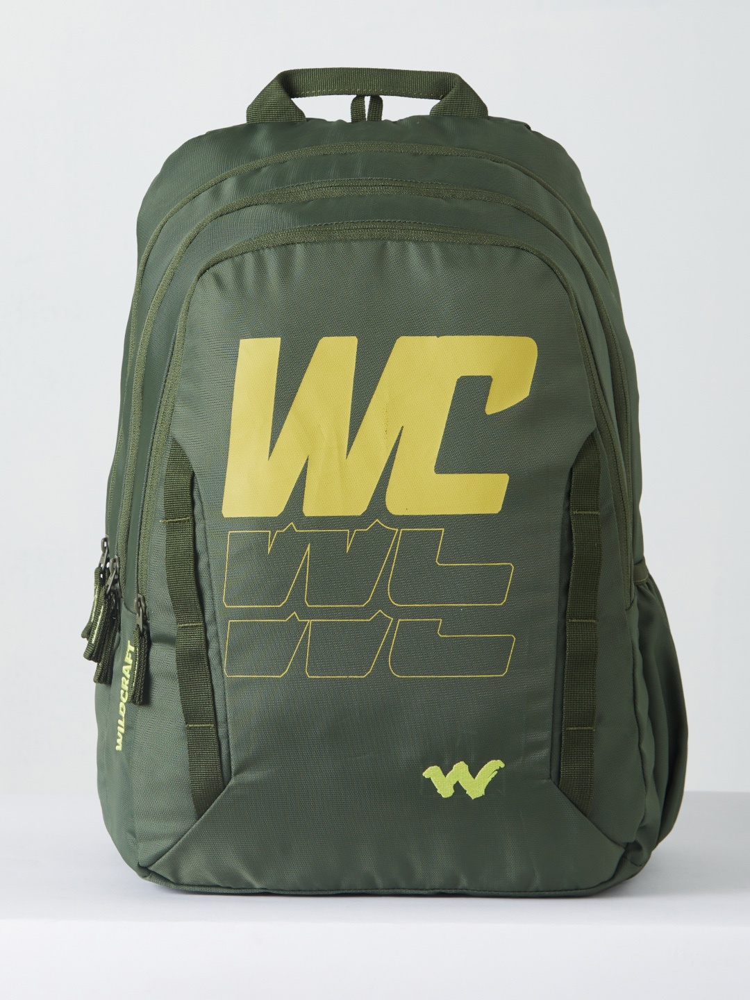 

Wildcraft Unisex Xplorer 45 Brand Logo Backpack, Olive