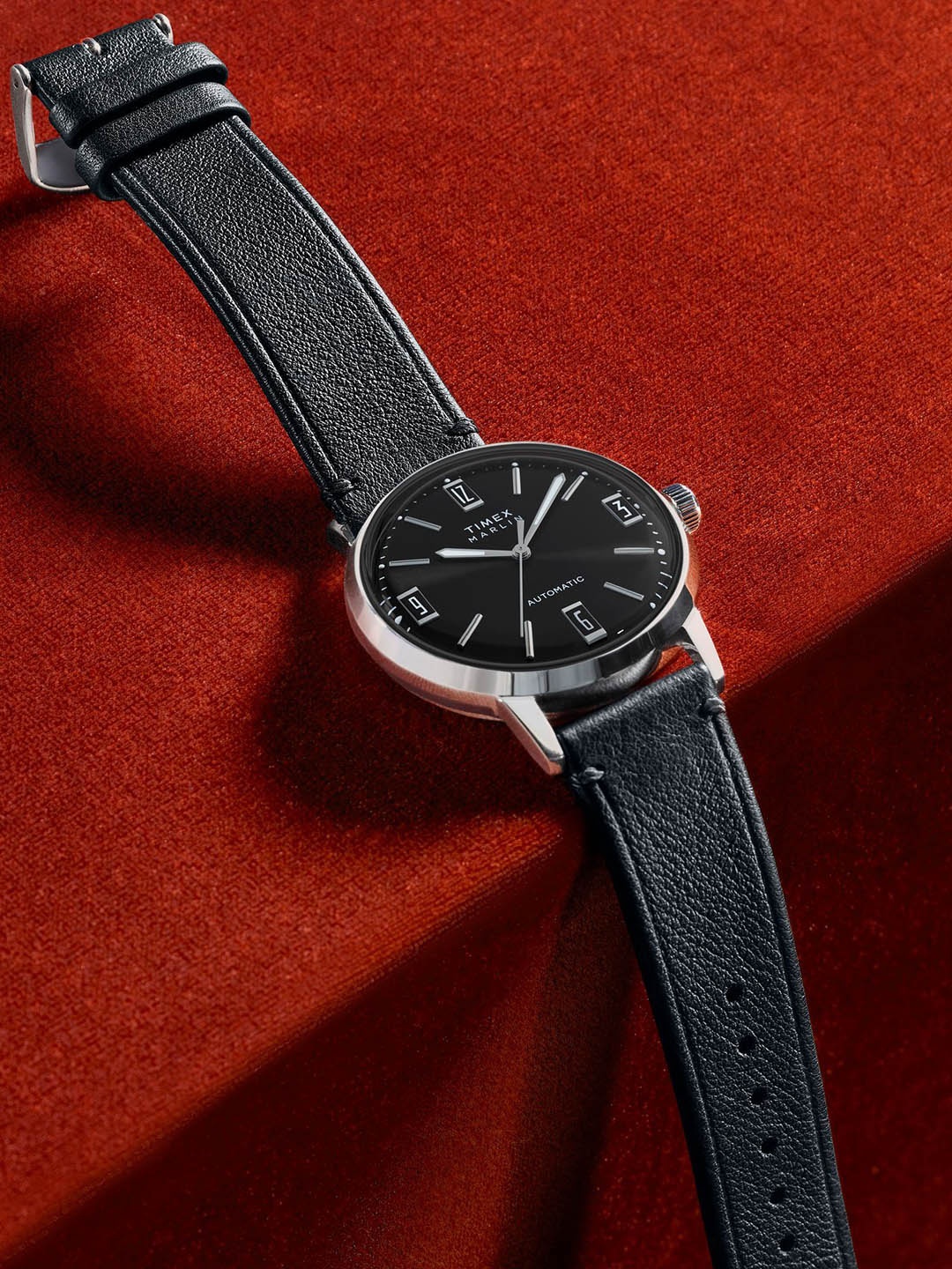 

Timex Men Dial & Leather Straps Analogue Automatic Motion Powered Watch TW2W59700UJ, Black
