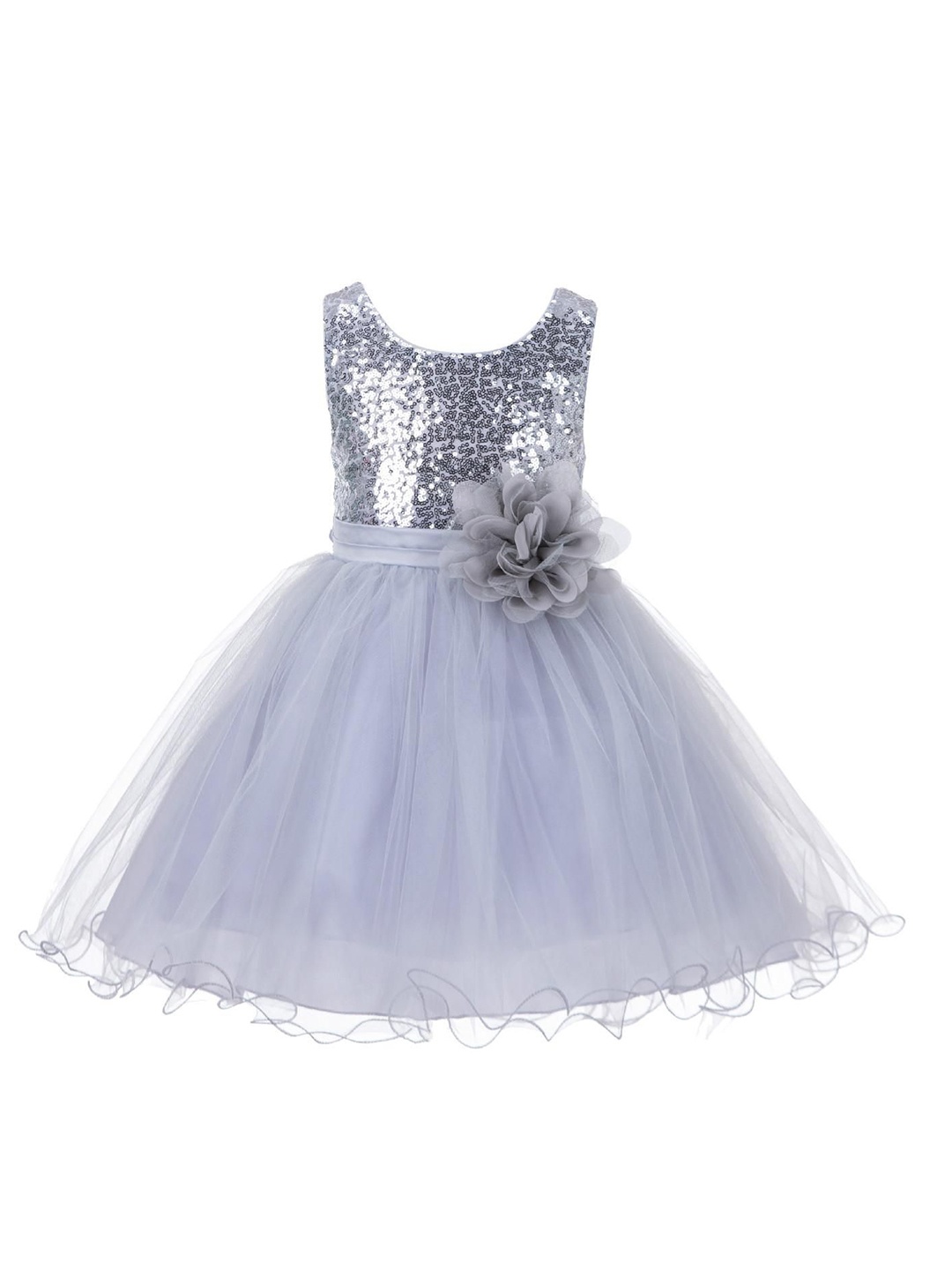 

Wish little Net A-Line Dress, Grey