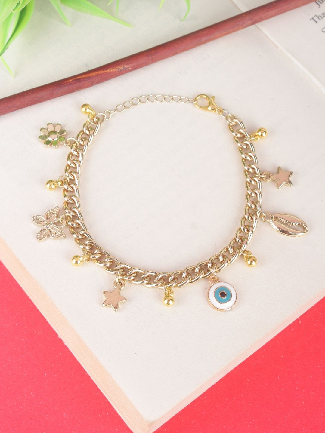 

KPOP Gold-Plated Charm Bracelet