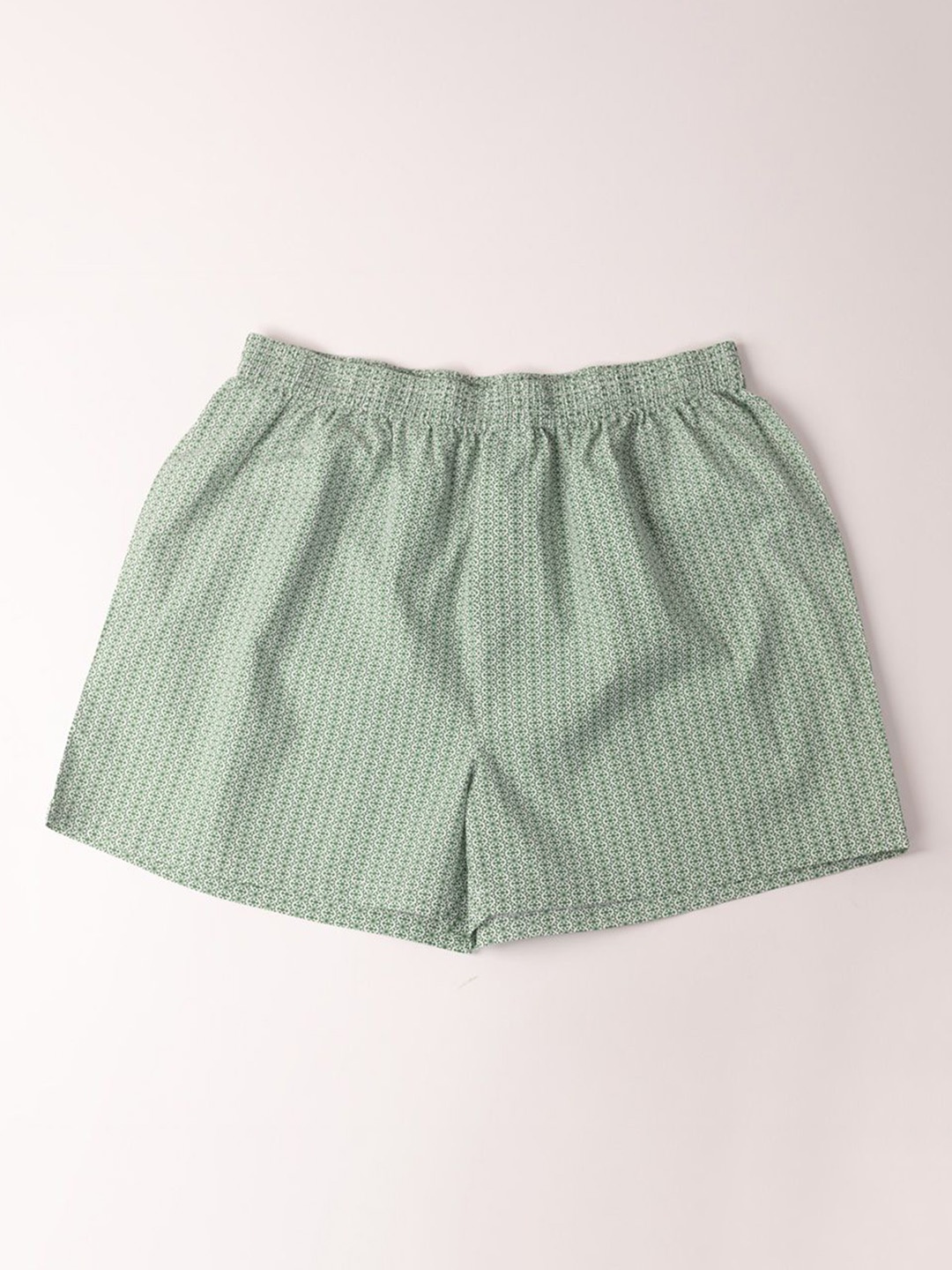 

Sizeupp Men Plus Size Printed Cotton Boxers 10023012060208, Green