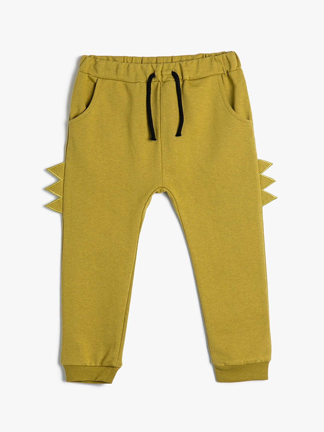 

Koton Infant Boys Printed Pure Cotton Mid-Rise Joggers, Yellow