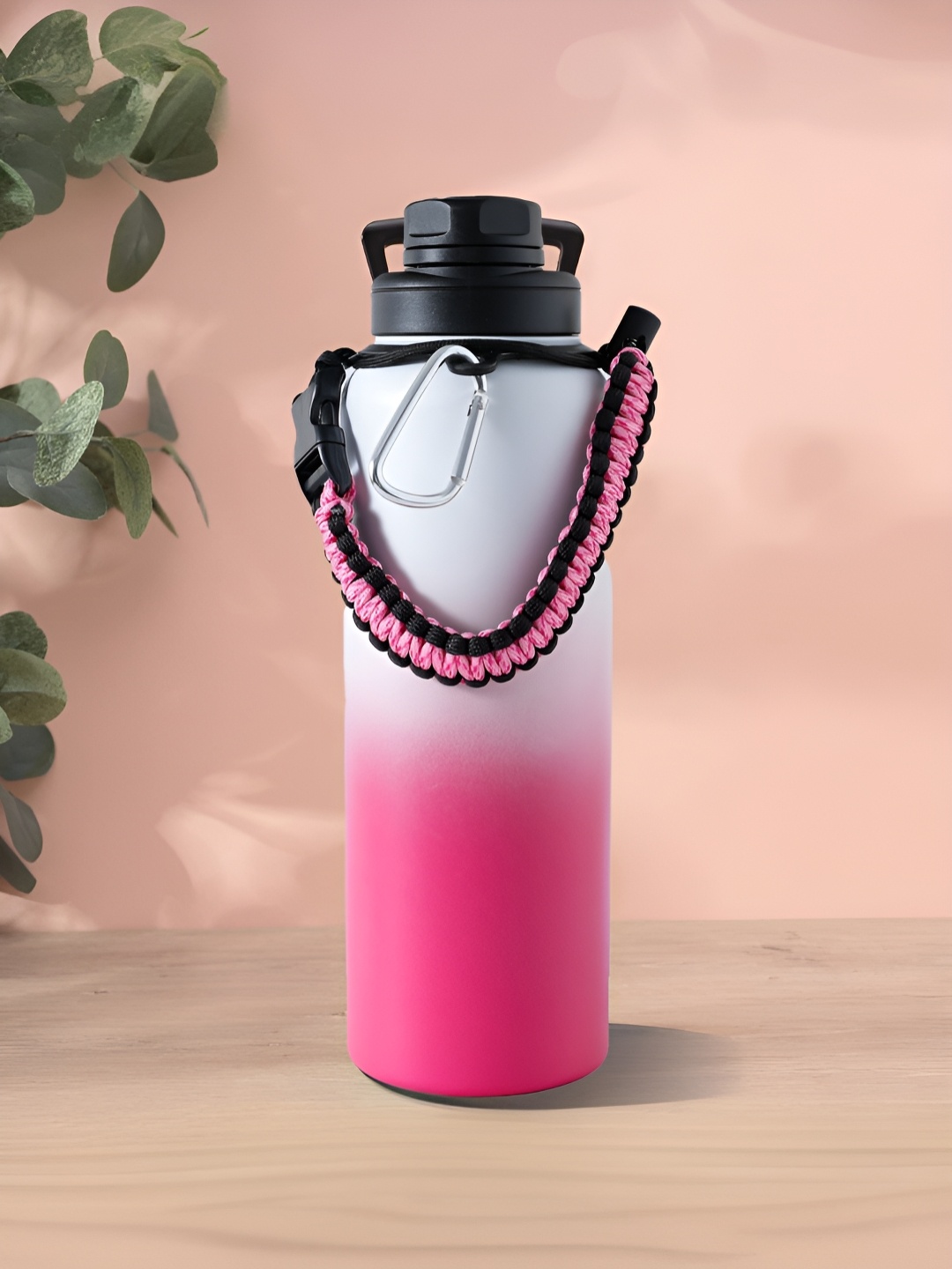 

The Better Home Pink & White Stainless Steel Water Bottle 1.2 L