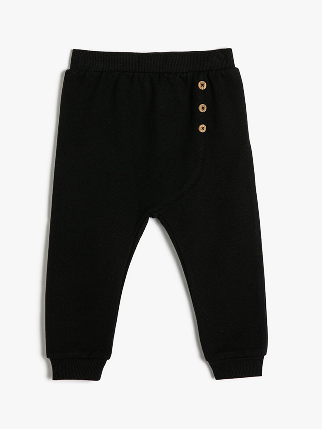 

Koton Infant Boys Pure Cotton Mid-Rise Joggers, Black