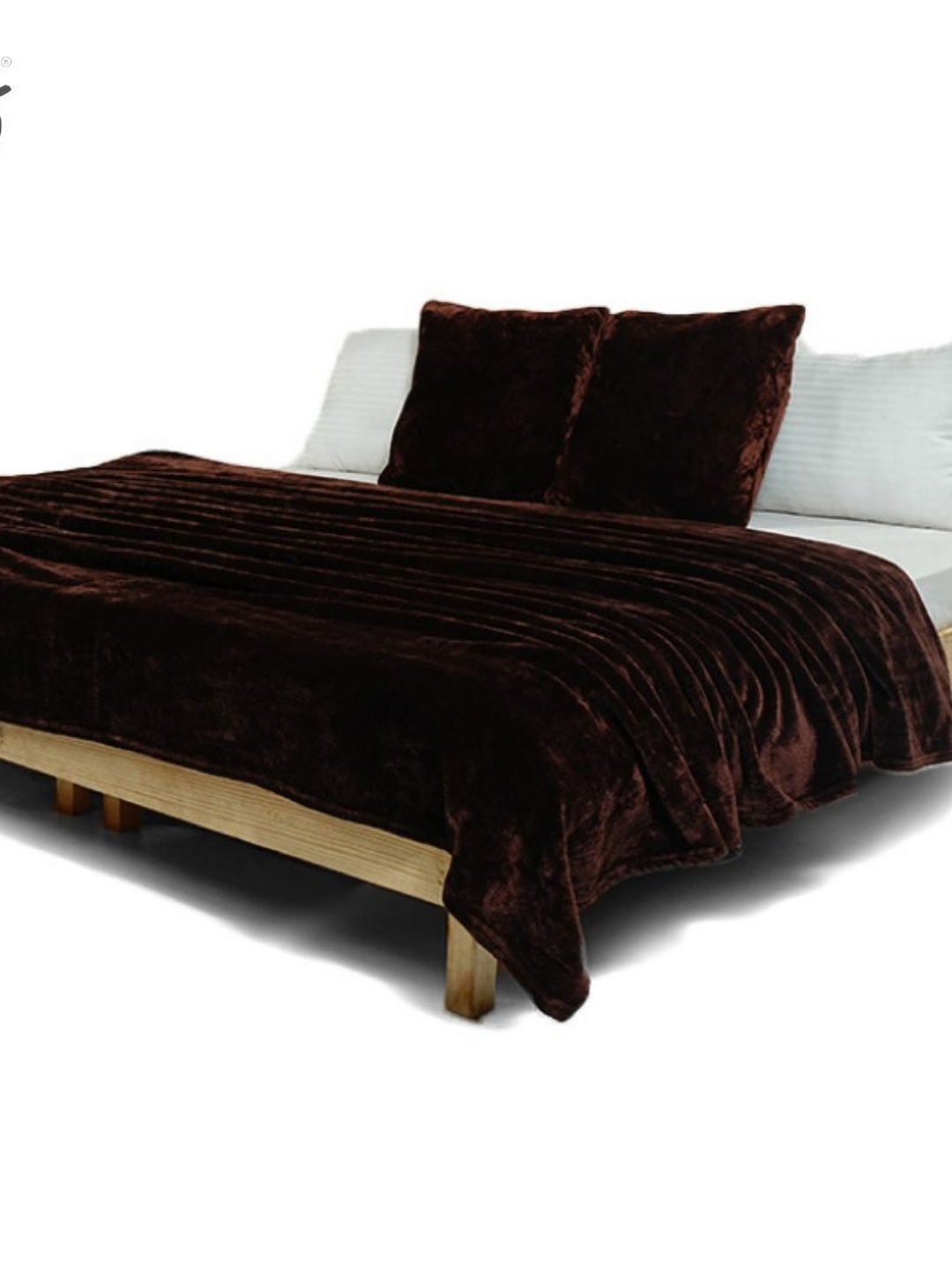 

Zarf Brown AC Room 300 GSM Double Bed Blanket