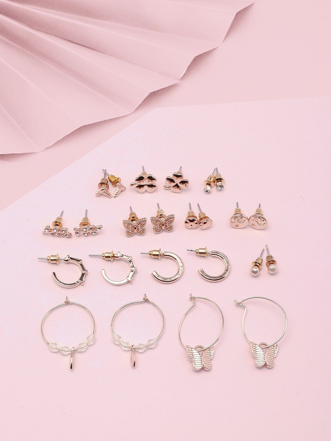 

KPOP Contemporary Drop Earrings, Gold