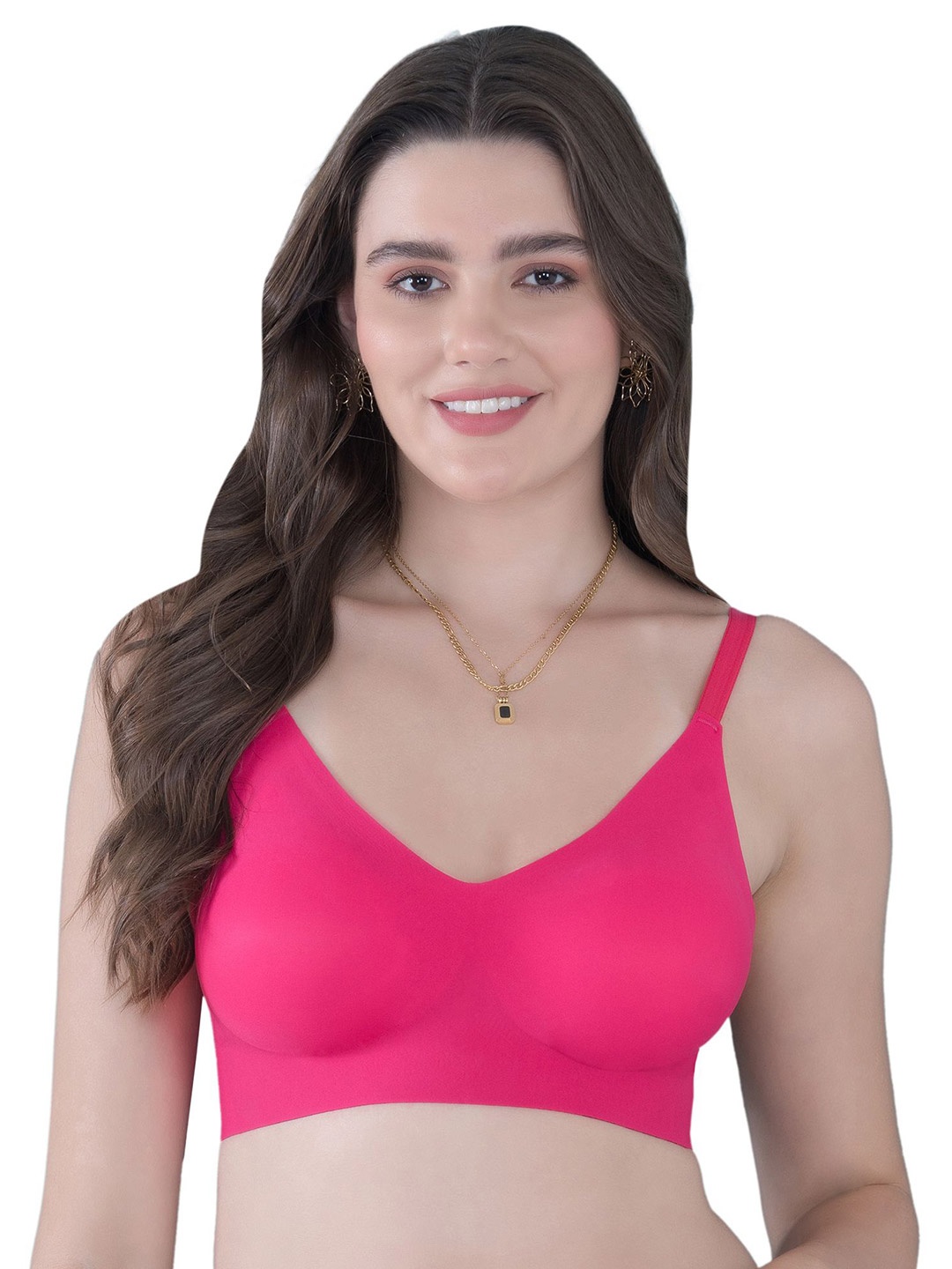 

Tweens Seamless Bonded Lightly Padded InvisiBra, Pink