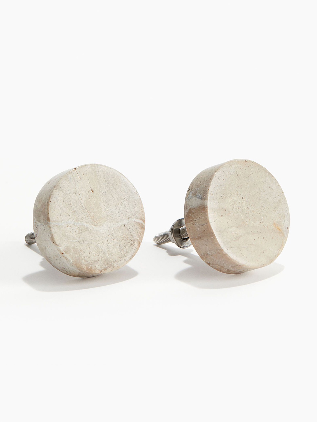 

H&M Beige 2 Pack Marble Knobs