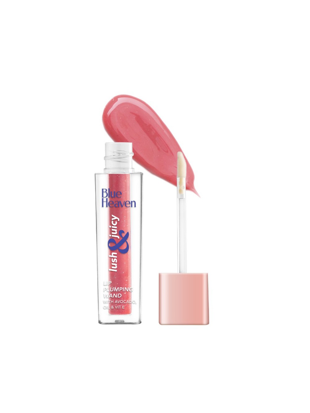 

Blue Heaven Lush & Juicy Lip Plumping Wand Lip Gloss with Avocado Oil 4.5ml - Mauve Tint