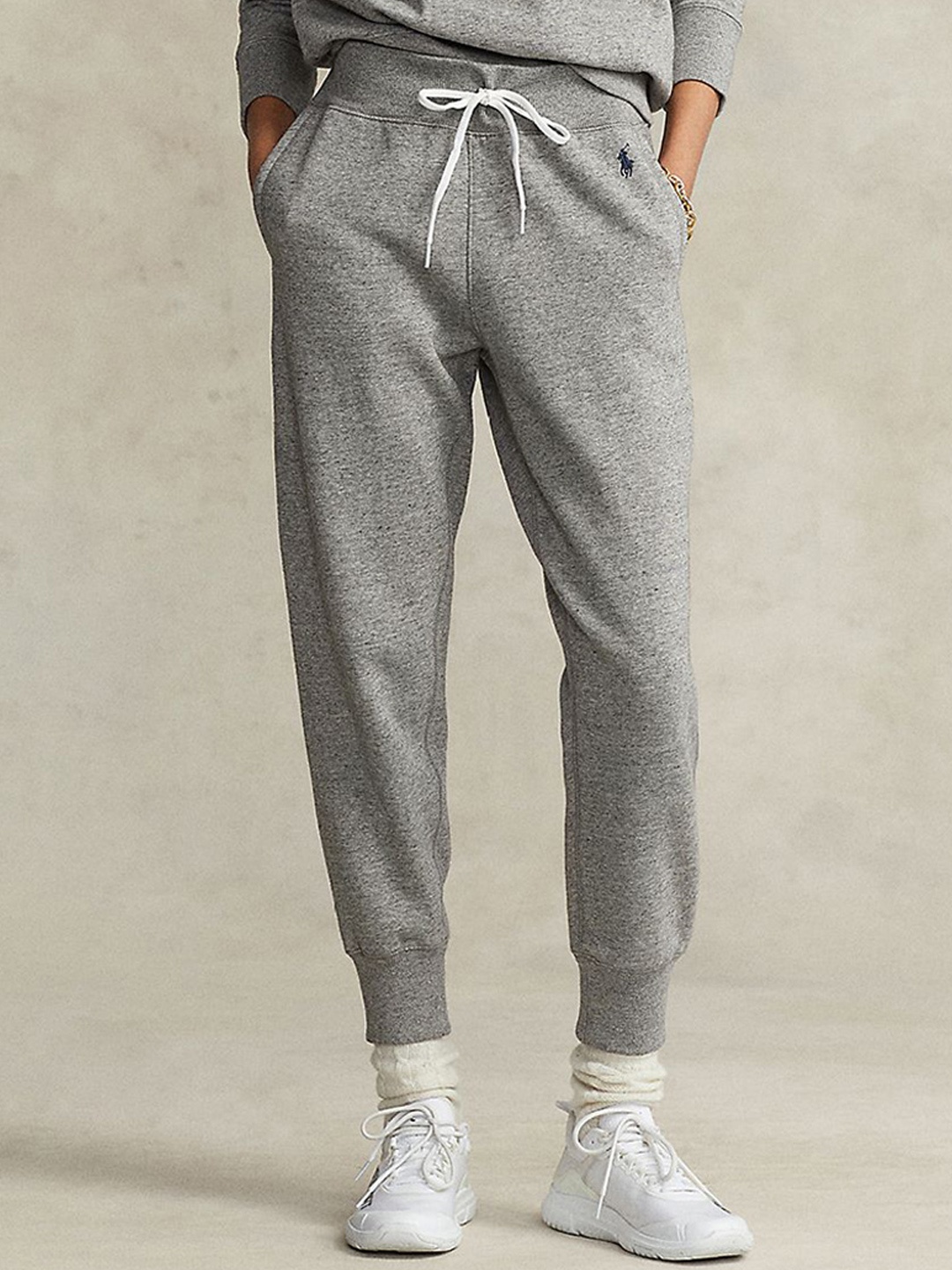 

Polo Ralph Lauren Women Solid Mid Rise Trousers, Grey
