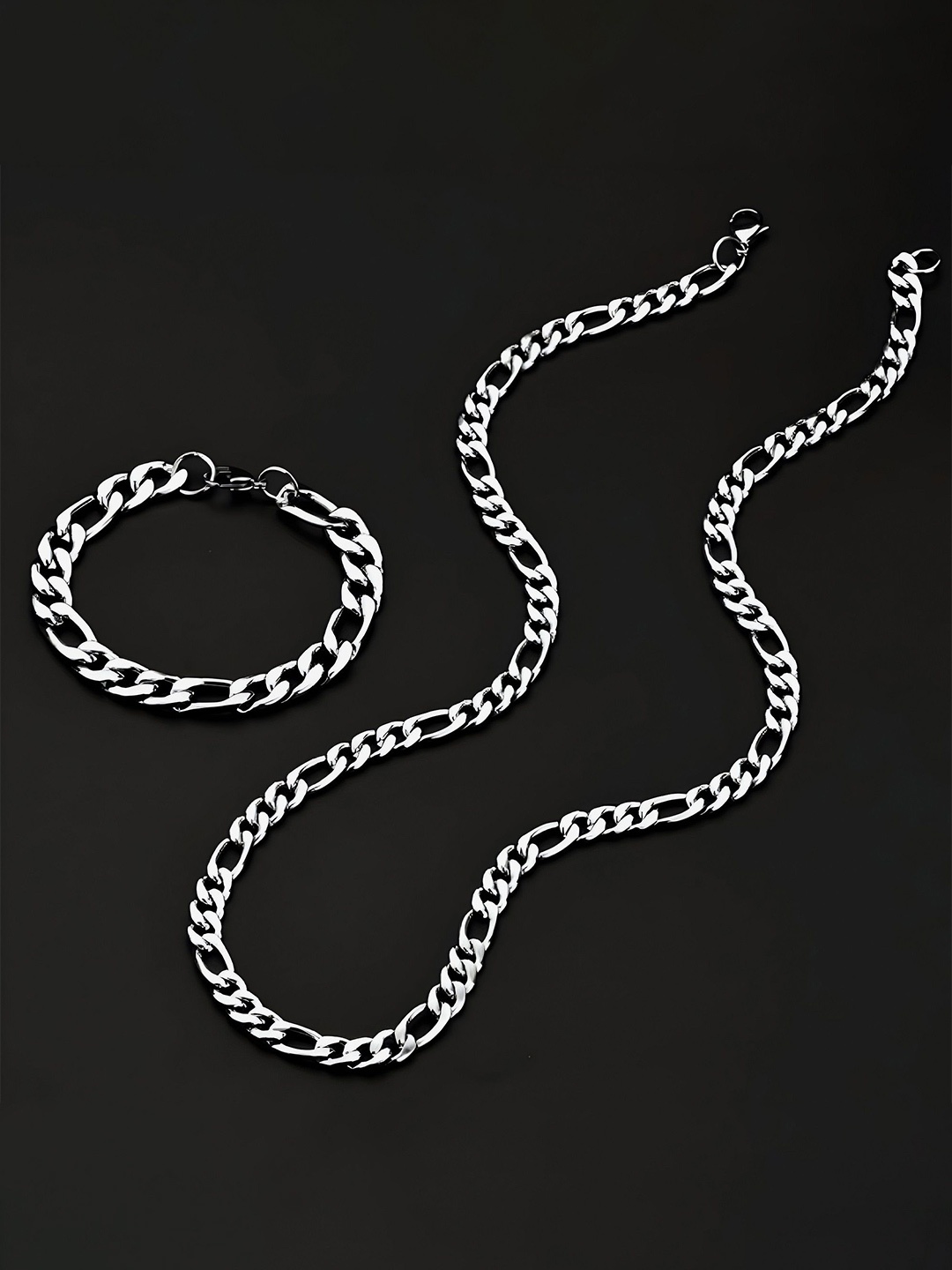 

Minprice Men Silver-Plated Chain