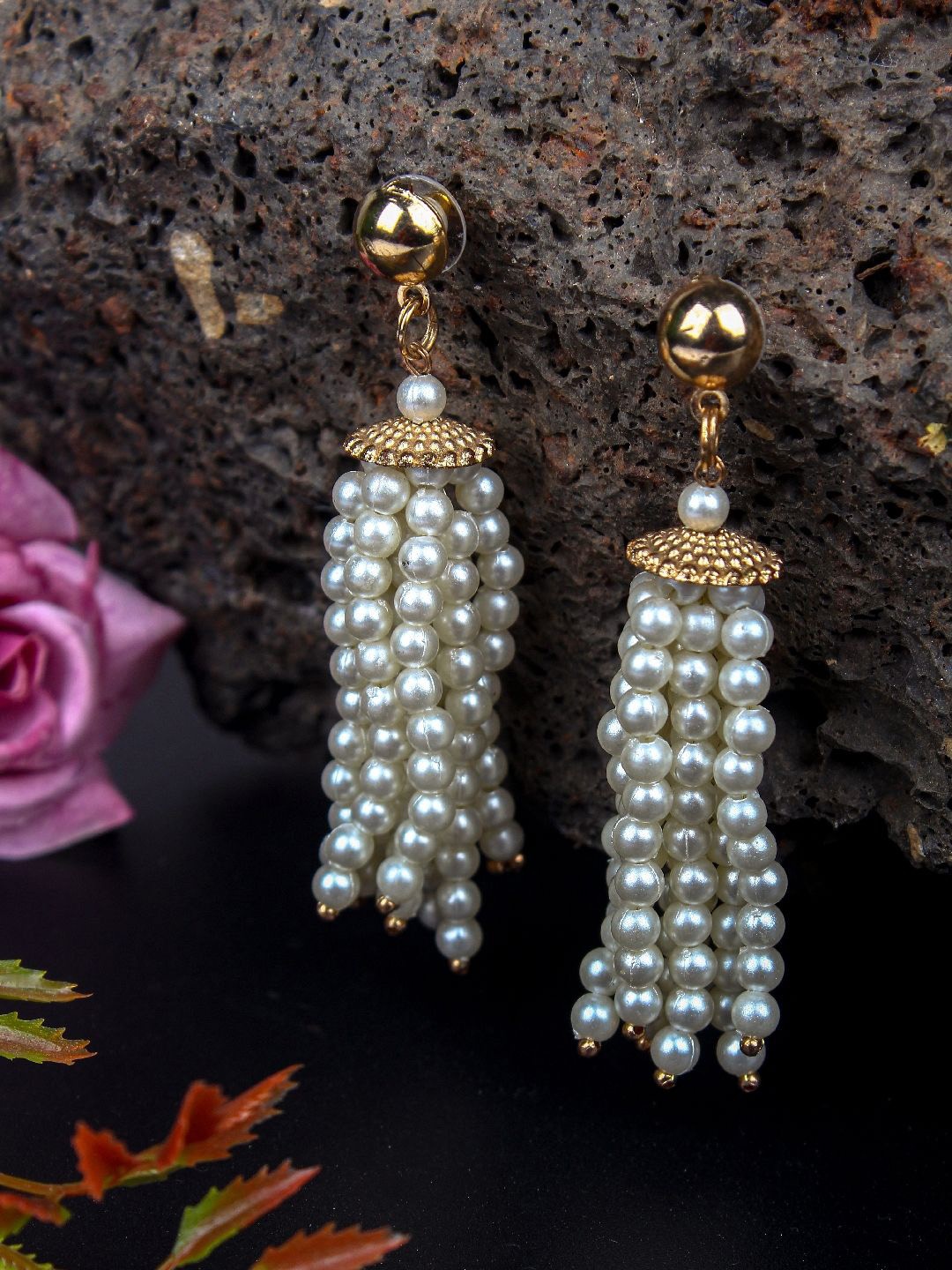 

KPOP Rose Gold-Plated Contemporary Drop Earrings