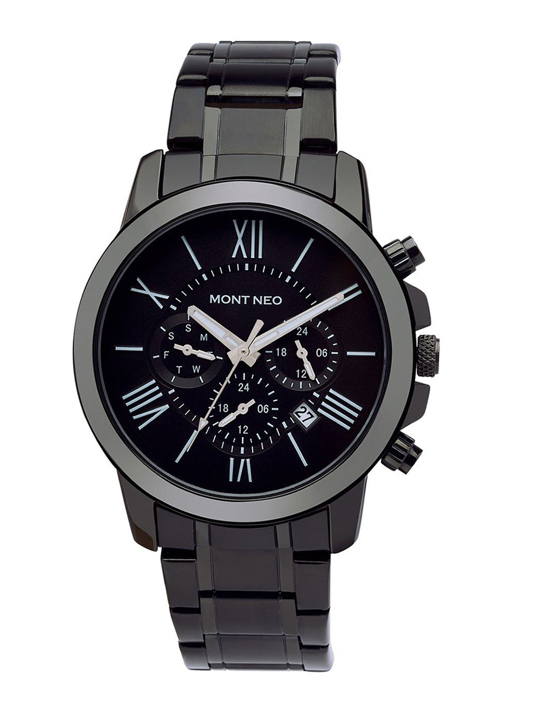 

MONT NEO Men Dial & Straps Watch 8015C-M4404, Black