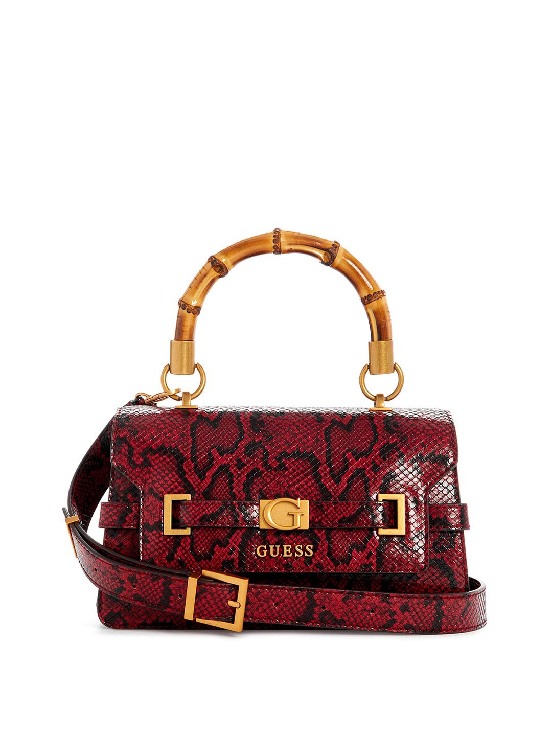 

GUESS Women Textured Shoulder Bag, Red