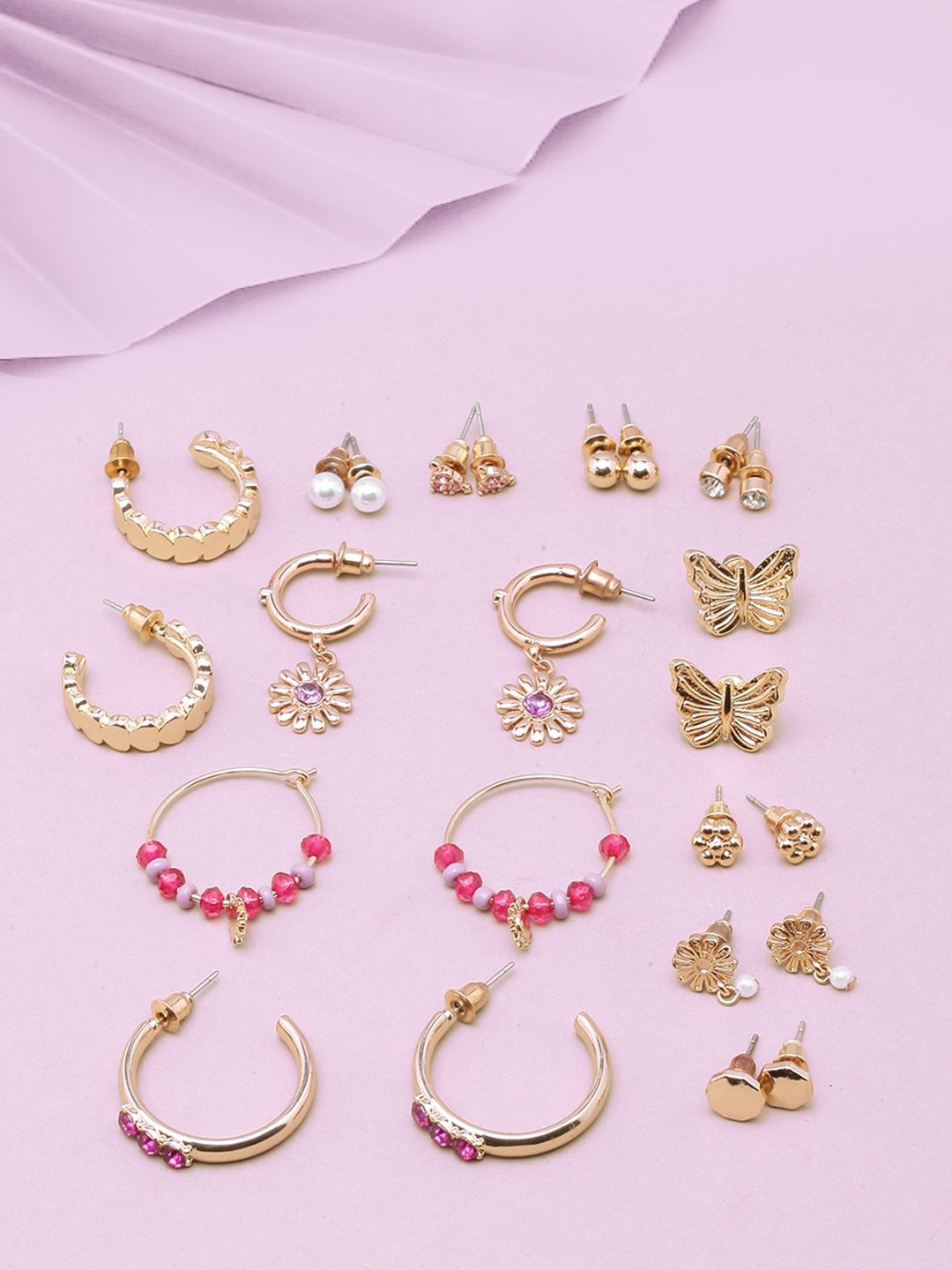 

KPOP Contemporary Drop Earrings, Gold