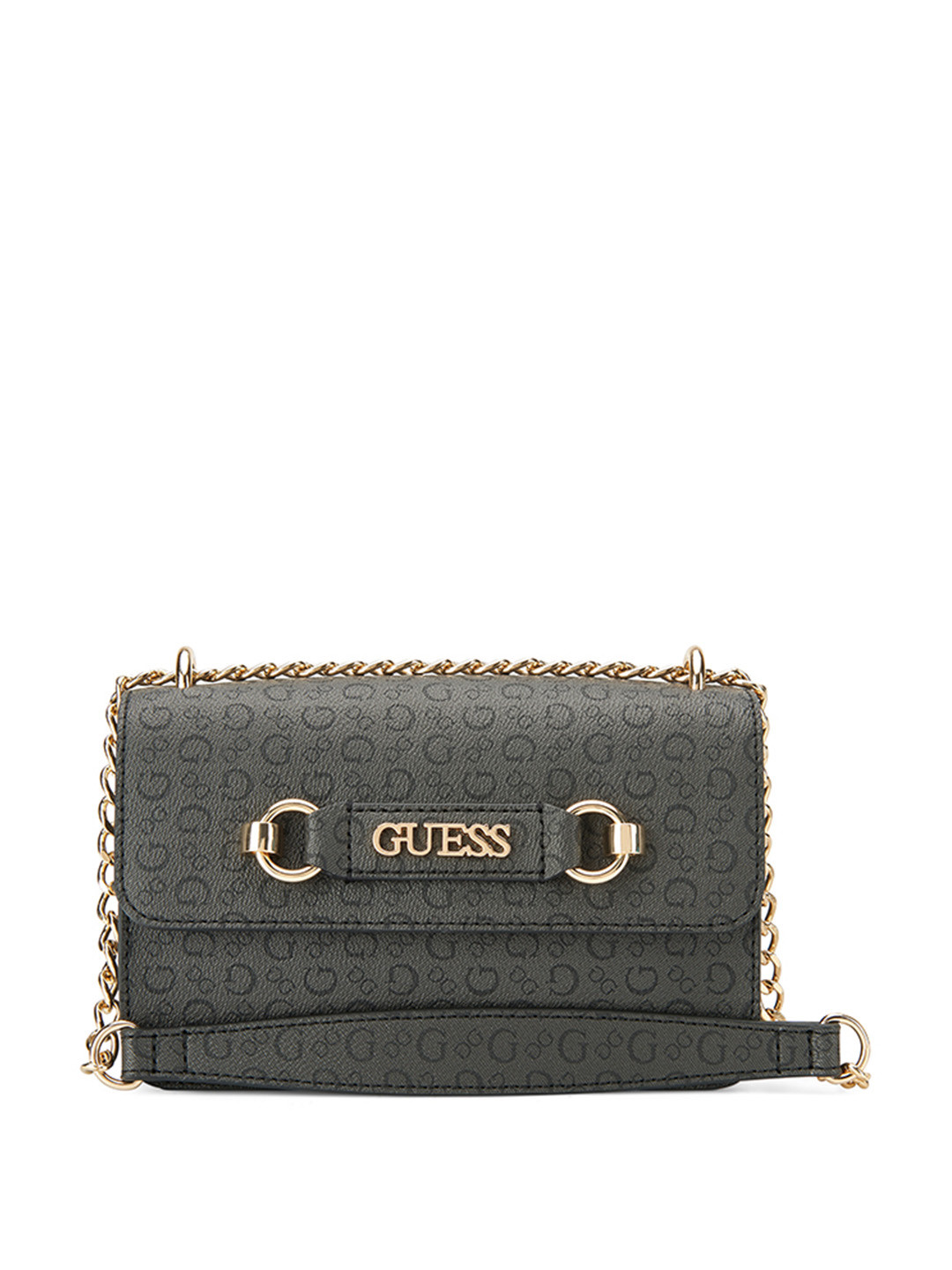 

GUESS Women Printed Shoulder Bag, Grey