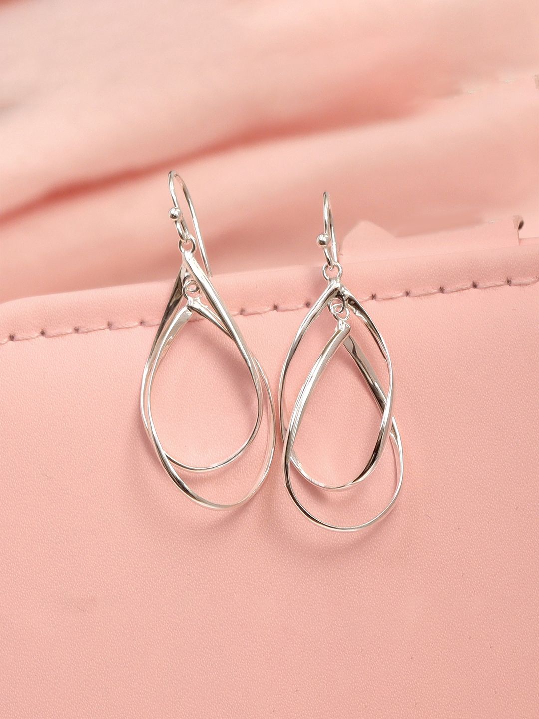 

LeCalla 925 Sterling Silver Contemporary Drop Earrings