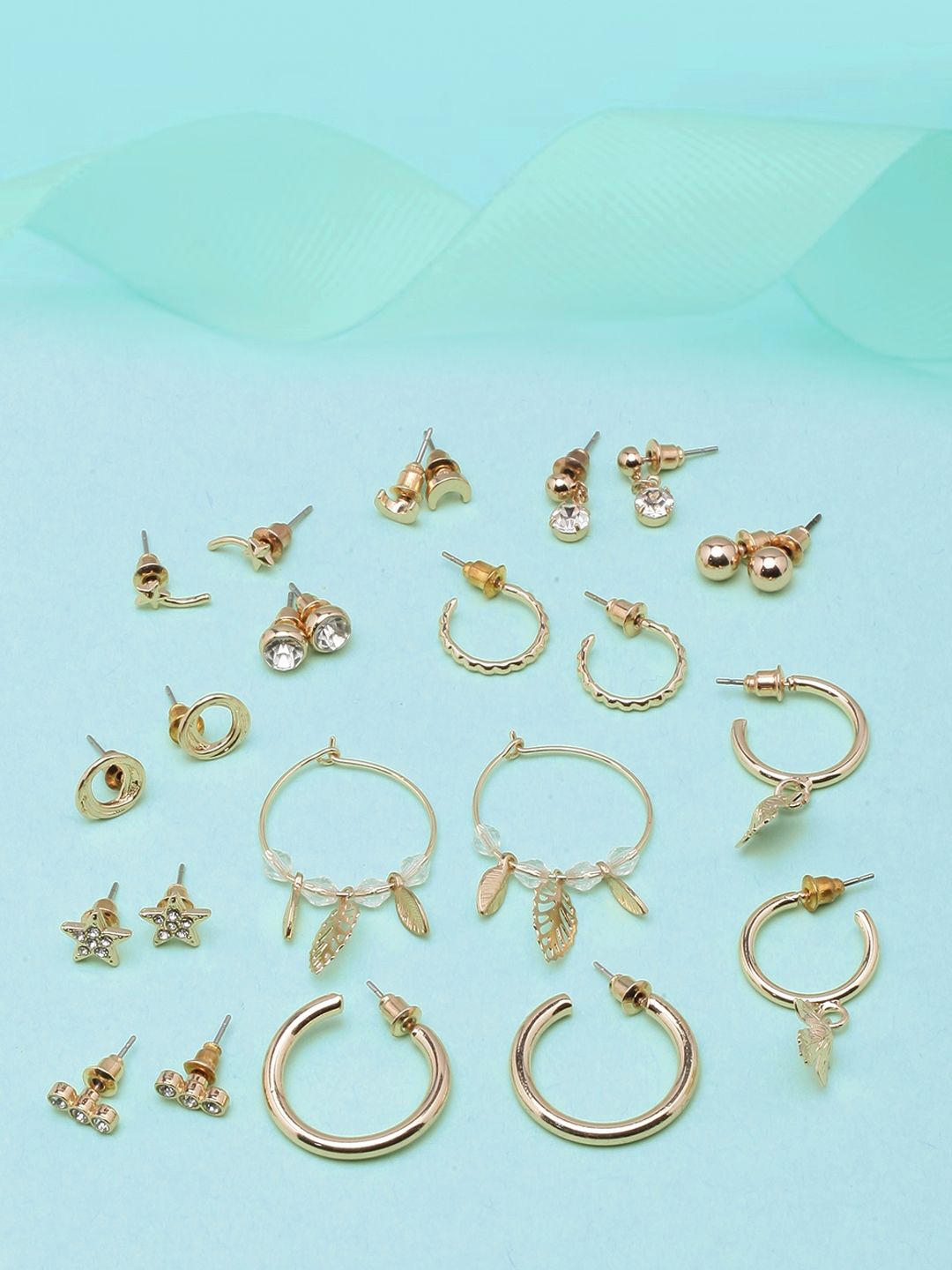 

KPOP Contemporary Drop Earrings, Gold