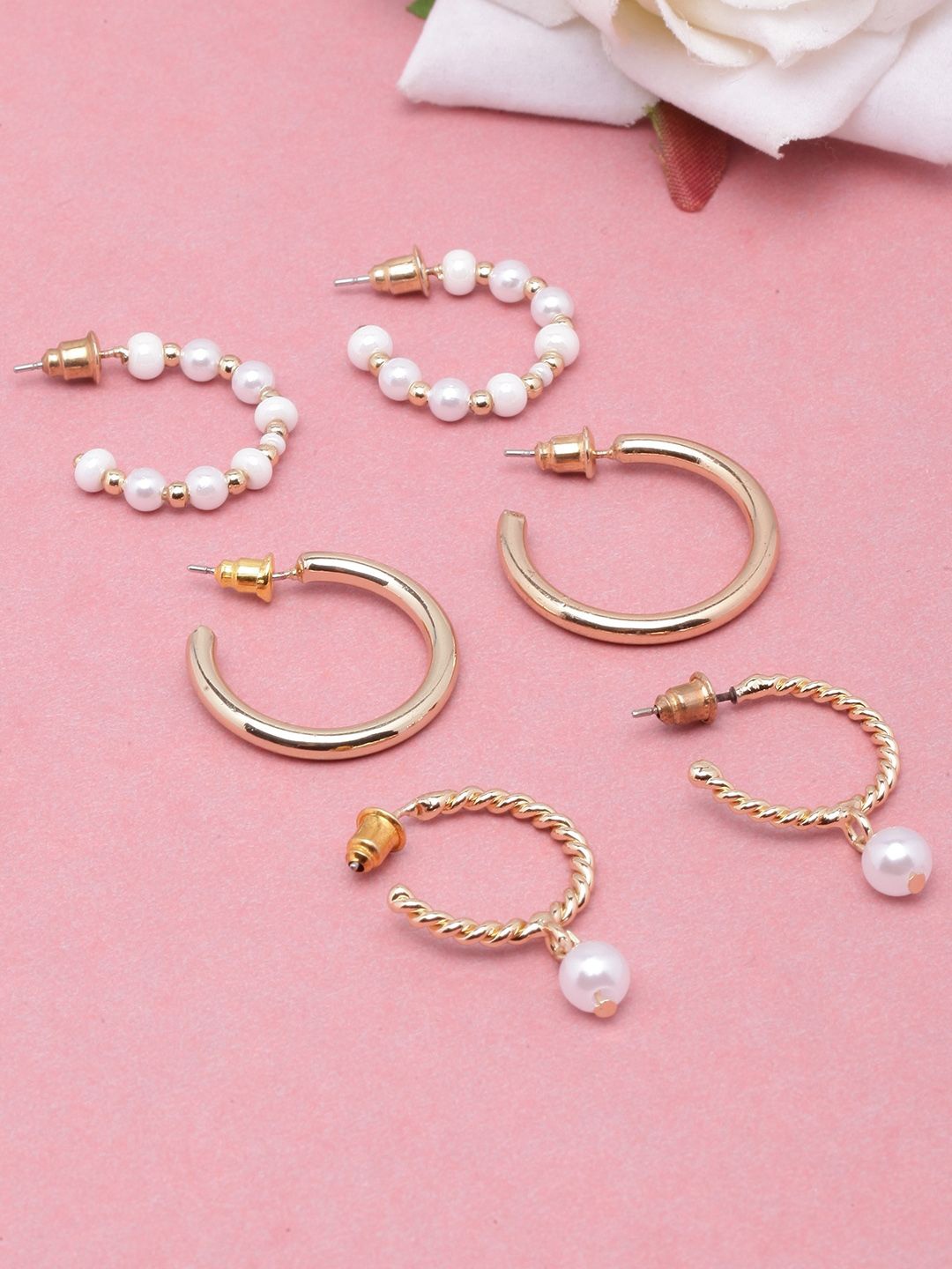 

KPOP Contemporary Drop Earrings, Gold