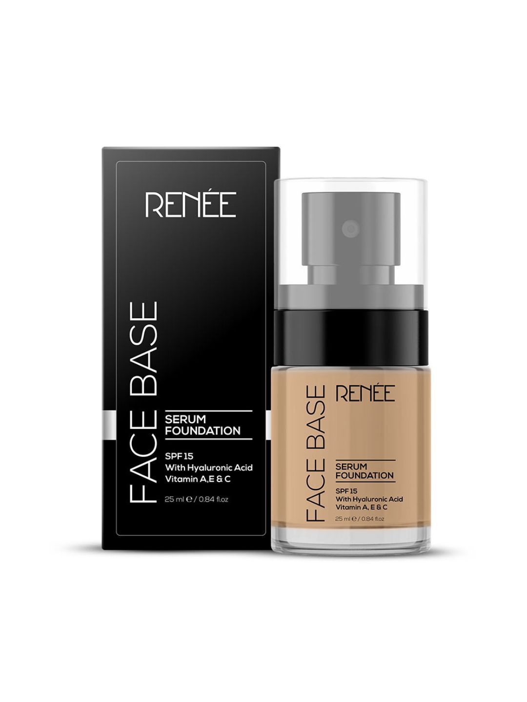 

Renee Face Base Non Sticky Serum Foundation With SPF 15 Protection 20ml - Vintage 02, Beige