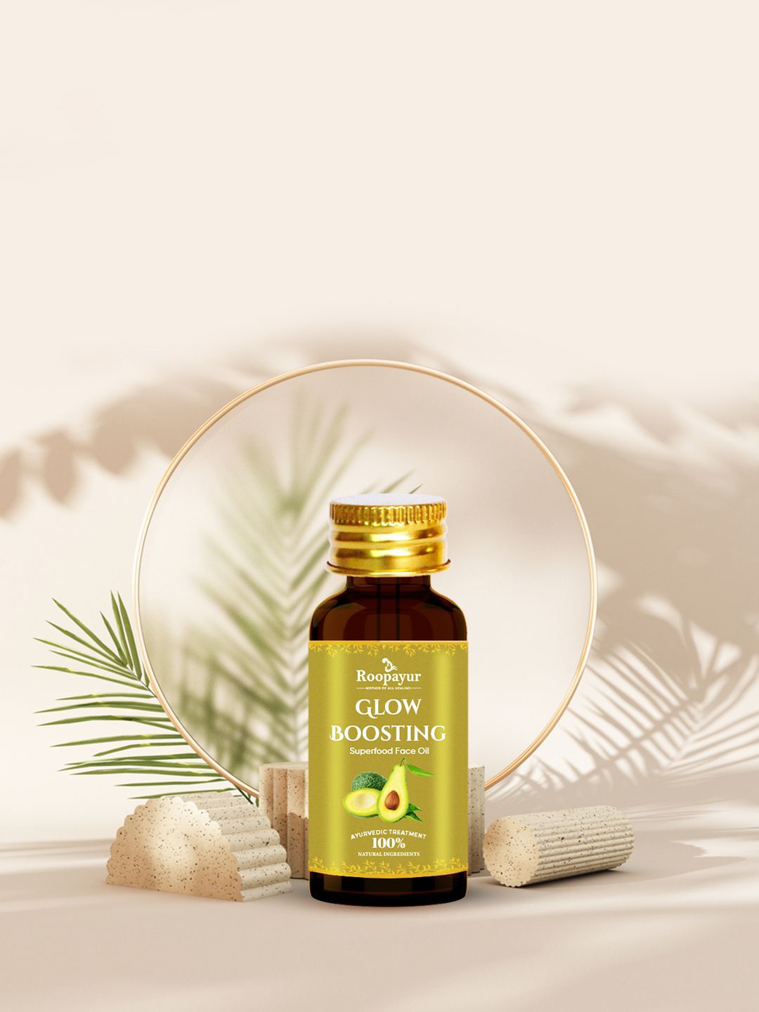 

ROOPAYUR Glow Boosting Facial Oil- 30ml, Brown