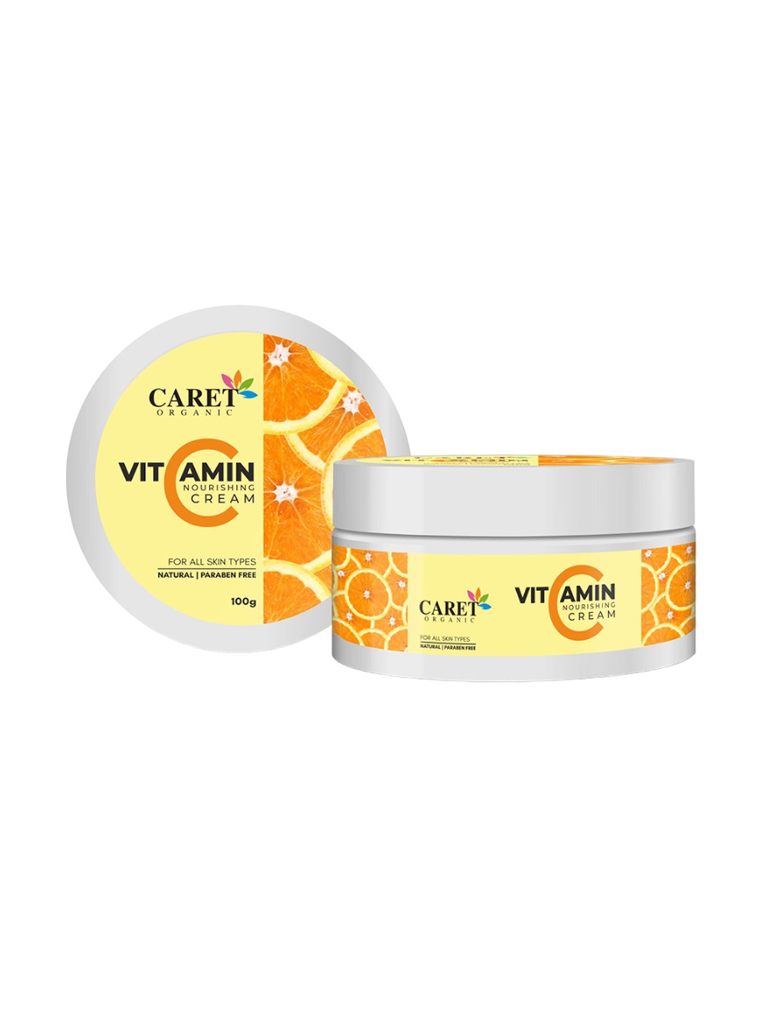 

CARET ORGANIC De-Tan Face Pack With Vitamin C Nourishing Cream - 100 g Each, White