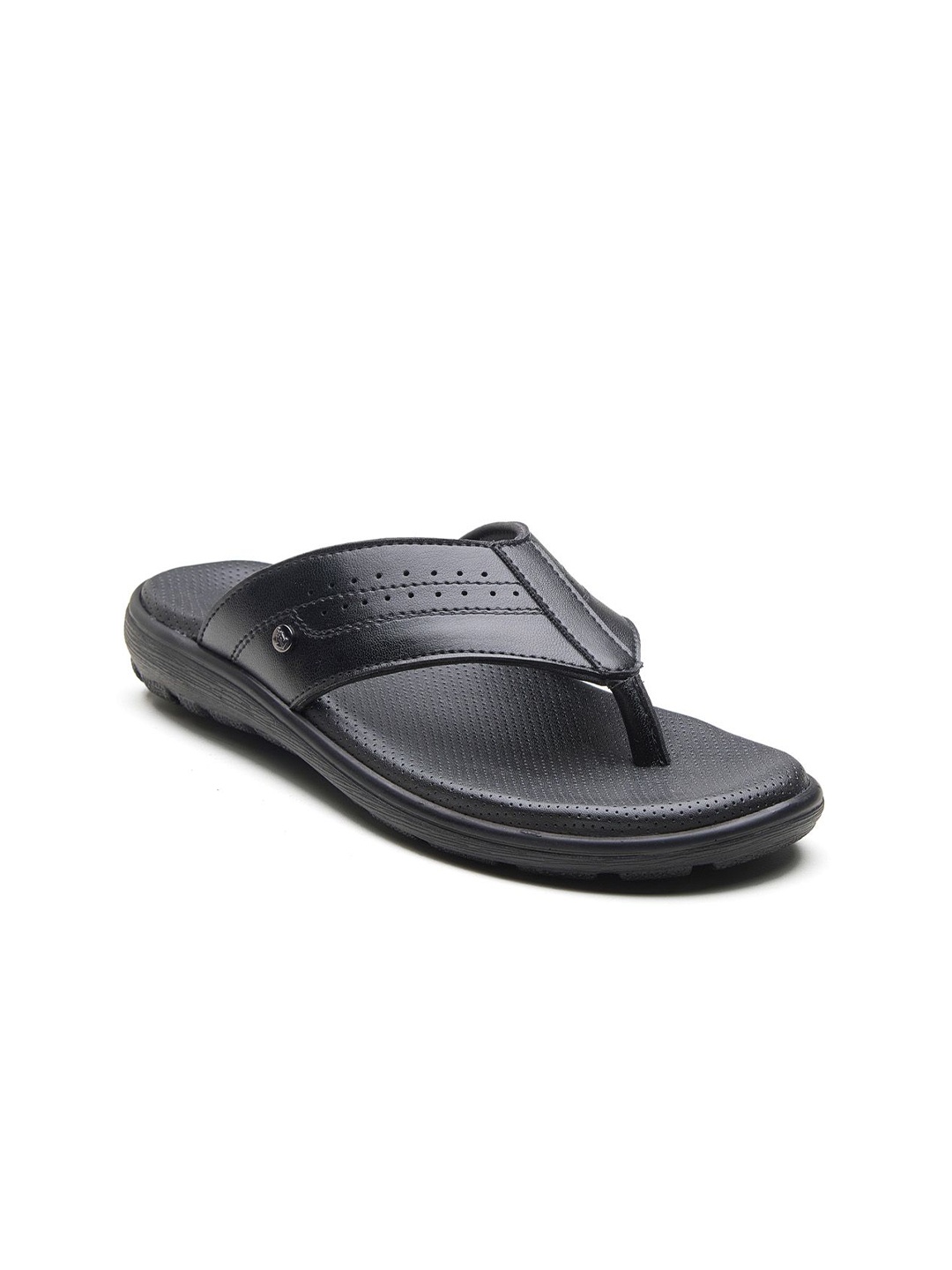 

MICHAEL ANGELO Men Comfort Back open Slippers, Black