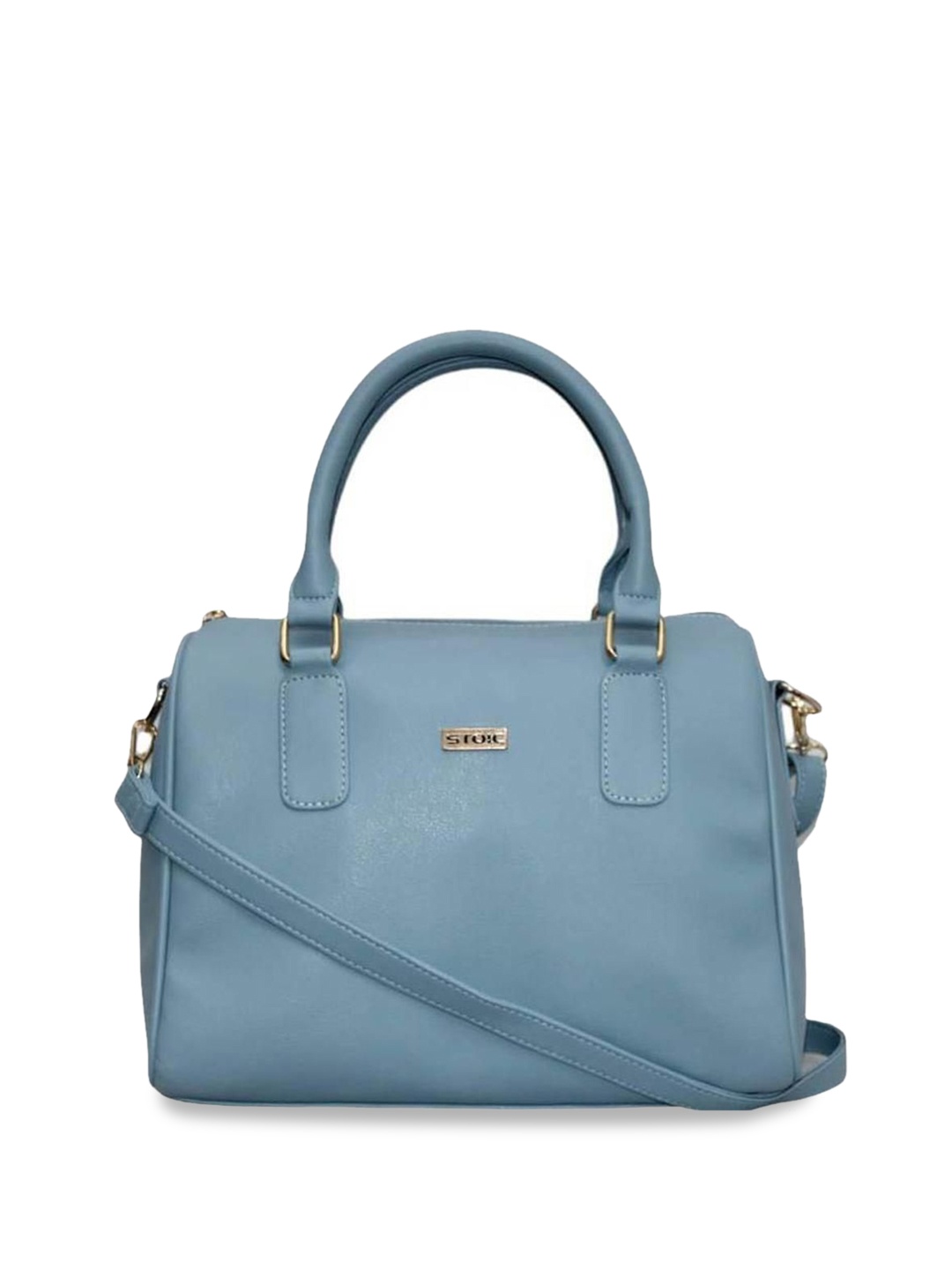 

STOIC Women Textured Structured Shoulder Bag, Blue