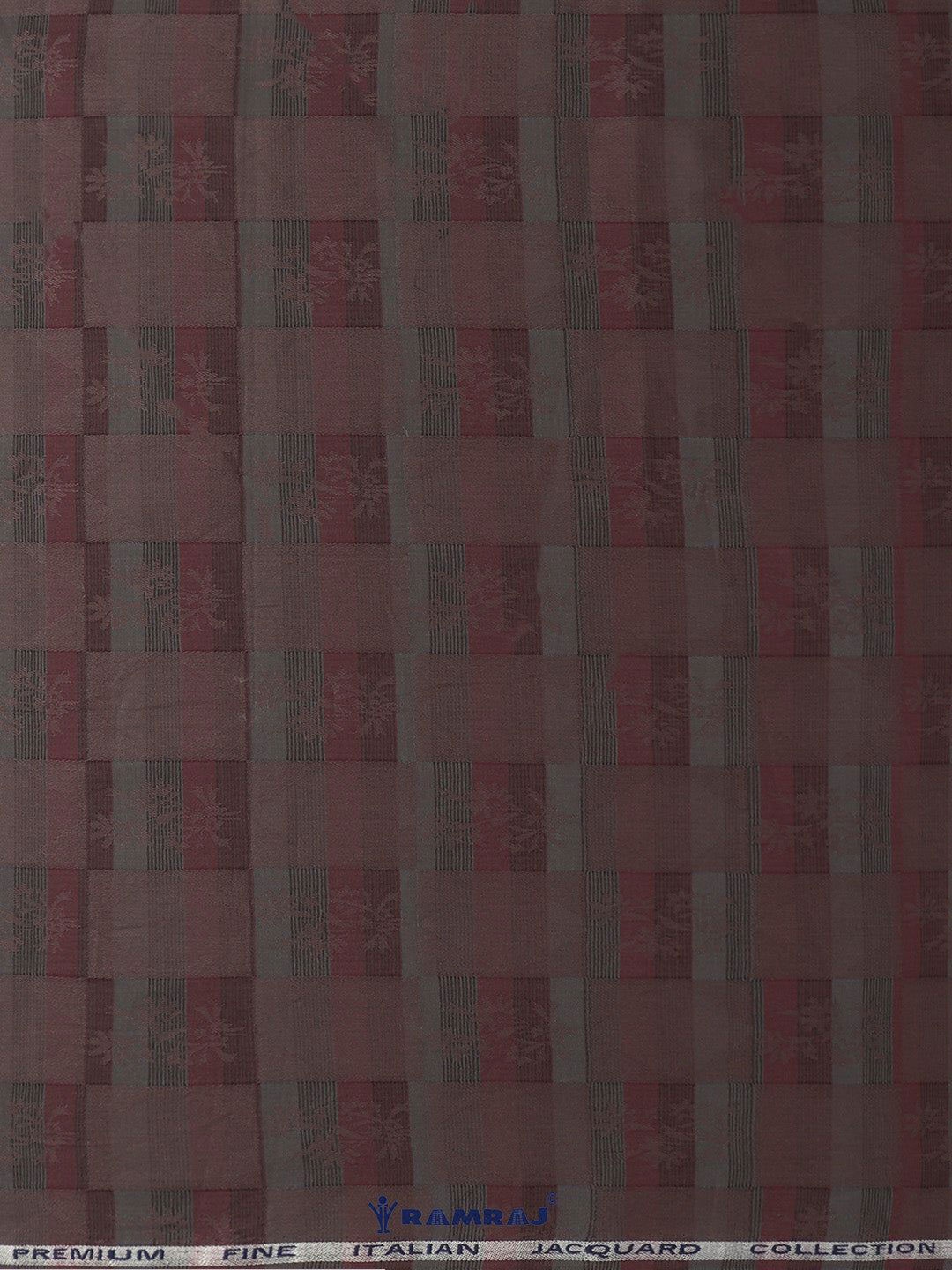 

Ramraj Printed Cotton Shirt Clothing Fabric, Maroon