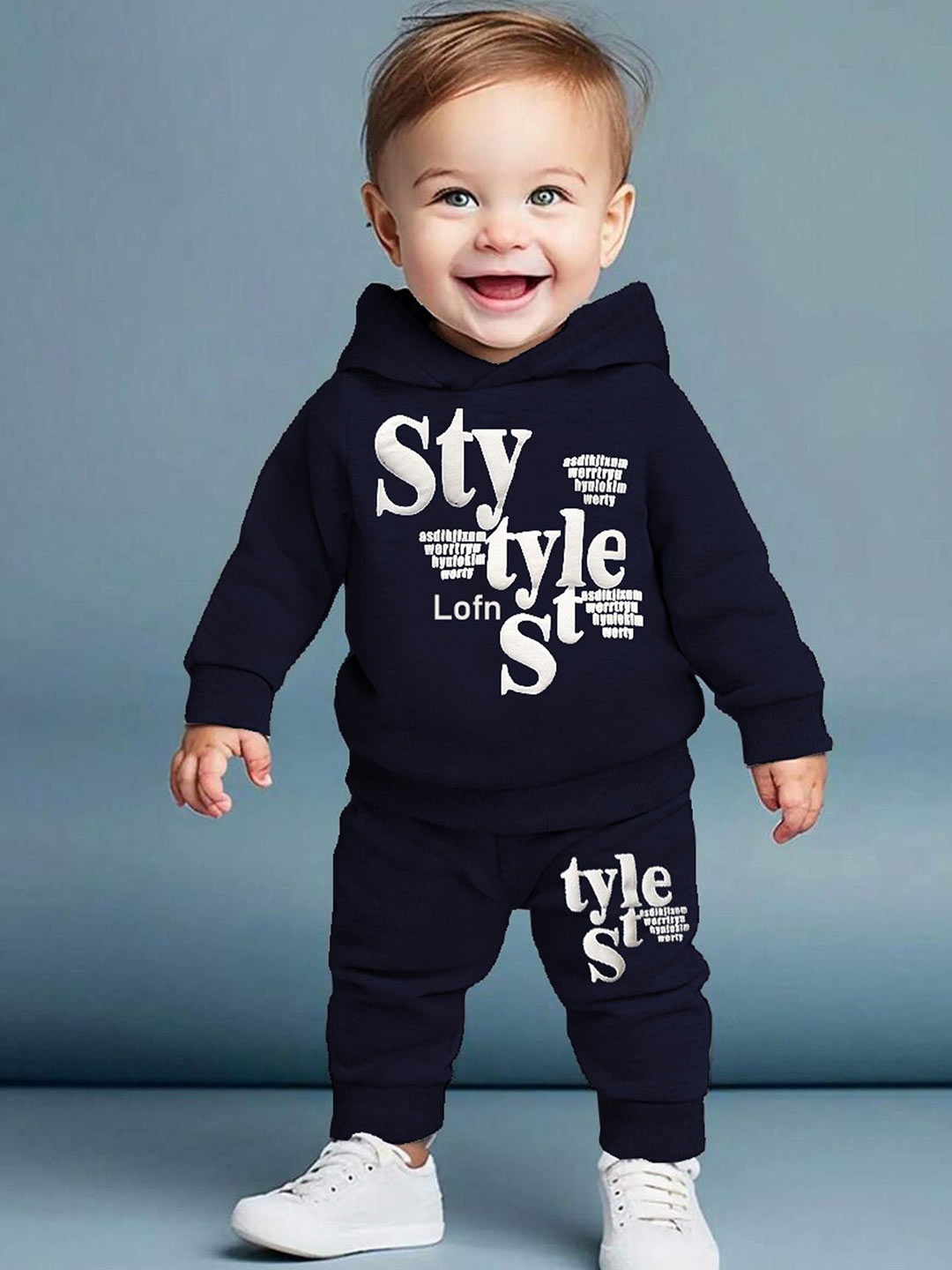 

BAESD Unisex Kids Printed, Navy blue