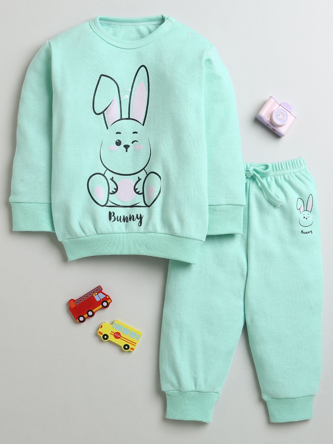 

BUMZEE Girls T-shirt with Pyjamas, Green