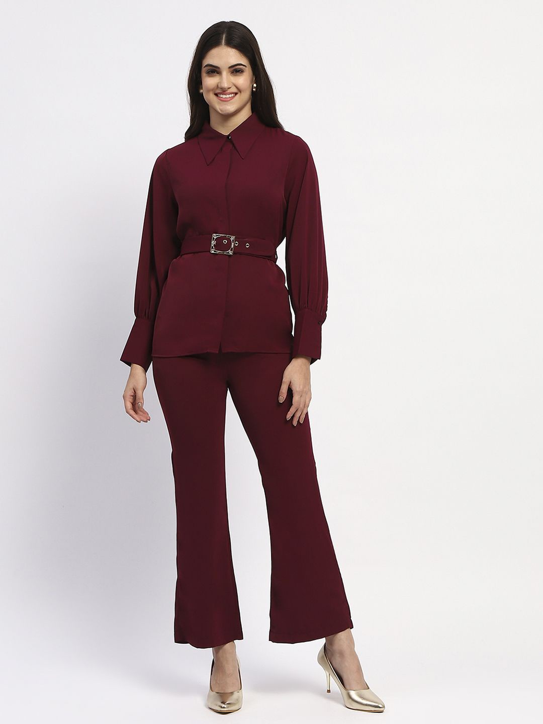 

Madame Shirt & Trouser Co-Ords Set, Purple