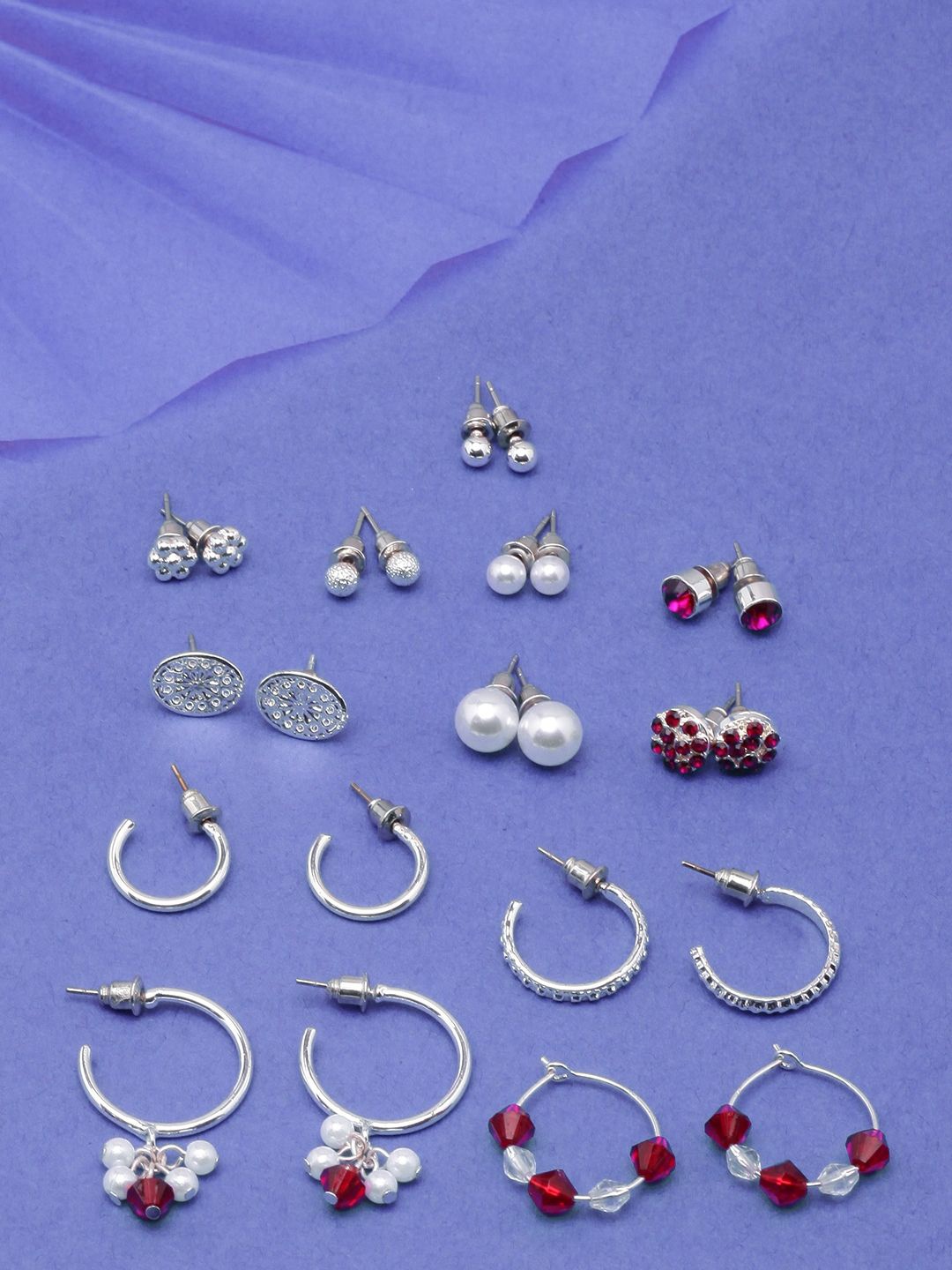 

KPOP Contemporary Drop Earrings, Silver