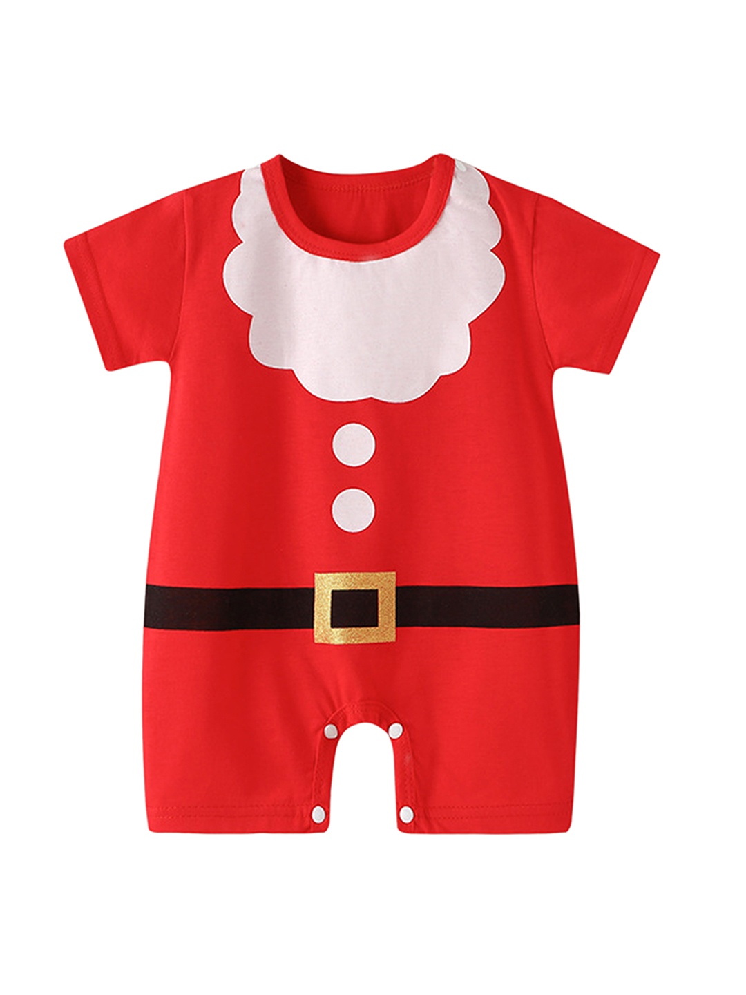

Babymoon Kids Cotton Photoshoot Romper, Red