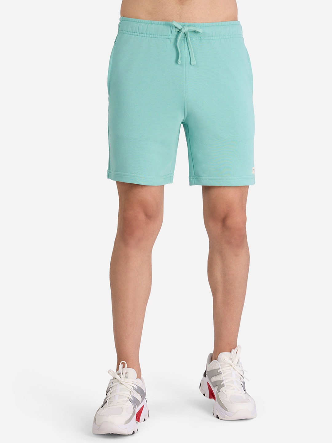 

Skechers Skech Sweats 9" Men Mid Rise Regular Fit Shorts, Green