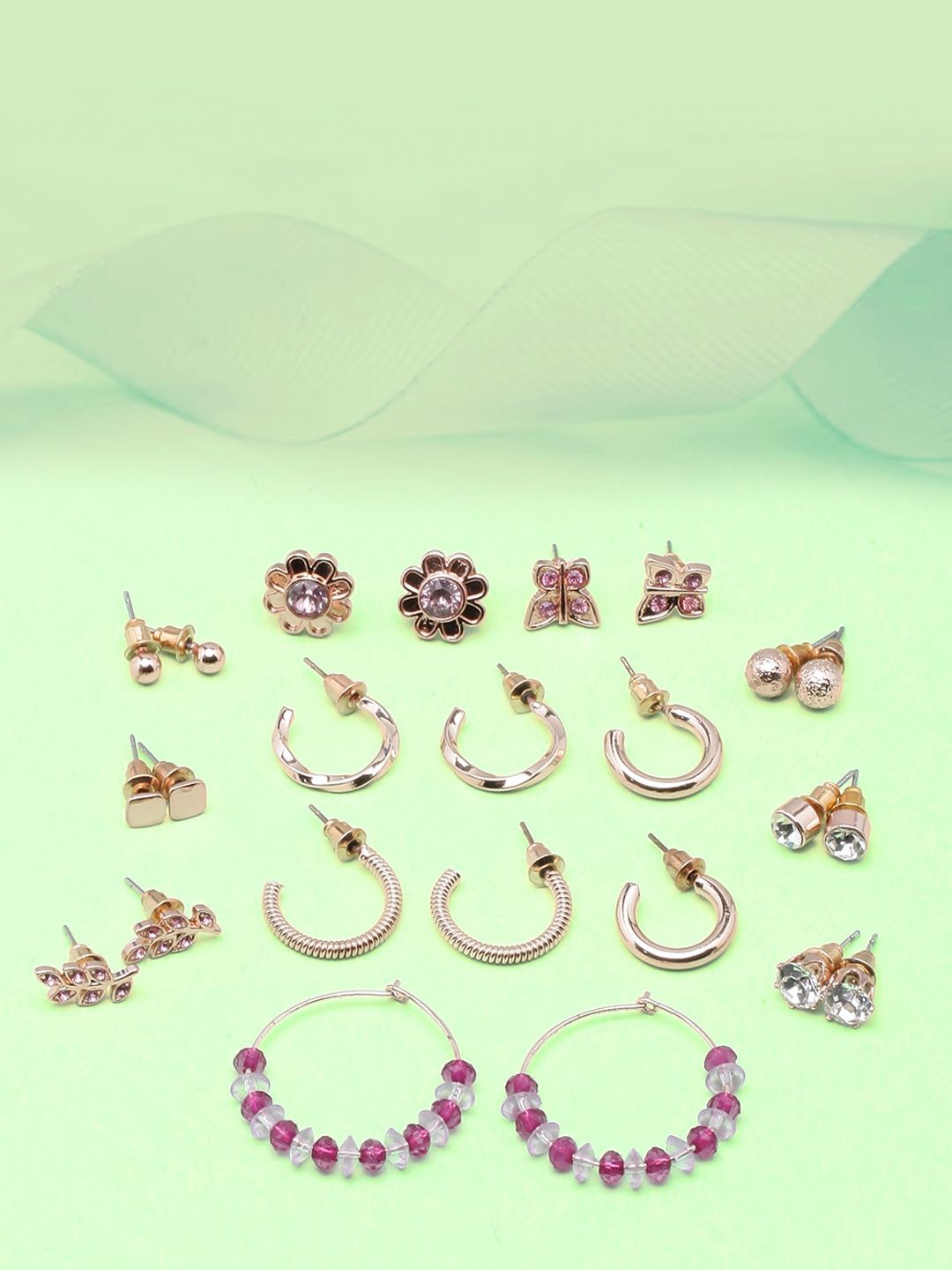 

KPOP Contemporary Drop Earrings, Gold