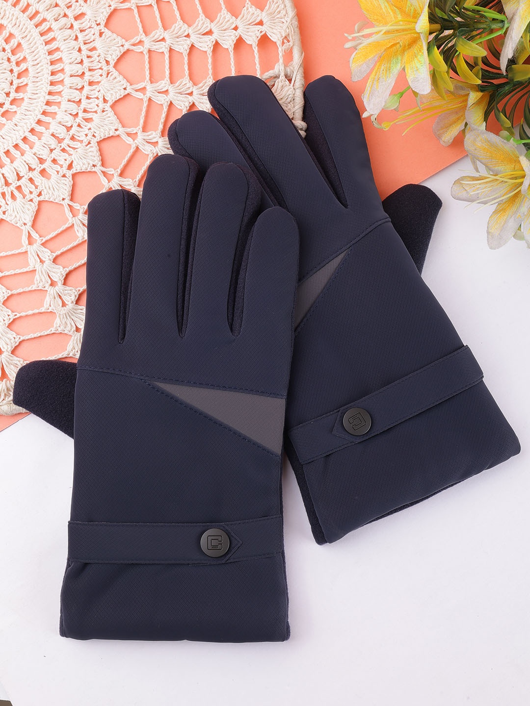 

ELLIS Unisex Touchscreen Gloves, Blue