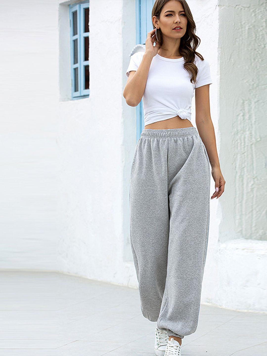 

StyleCast Women Joggers Trousers, Grey