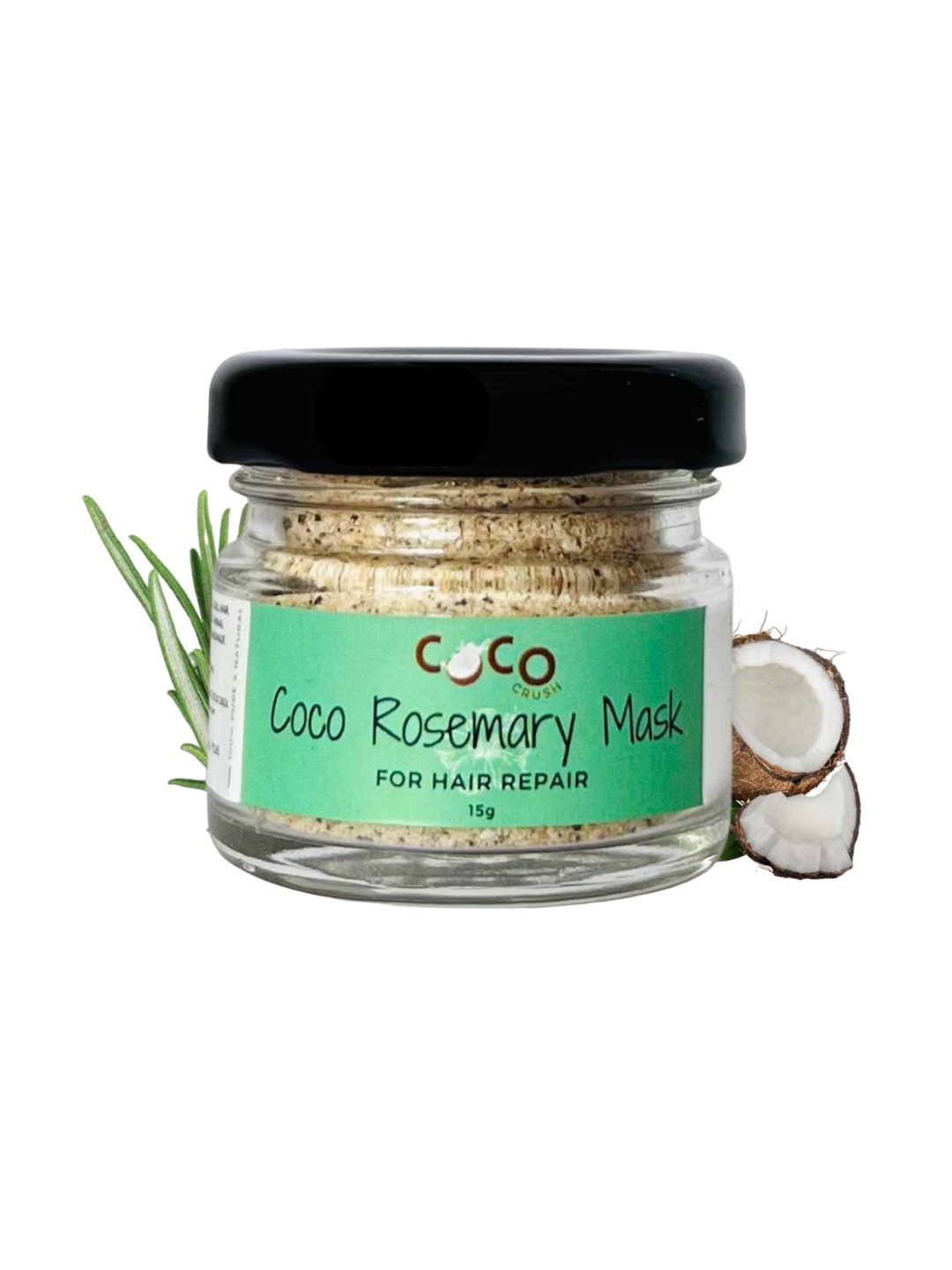 

Coco Crush Rosemary Coconut Hair Repair Mask - 15 g, Grey