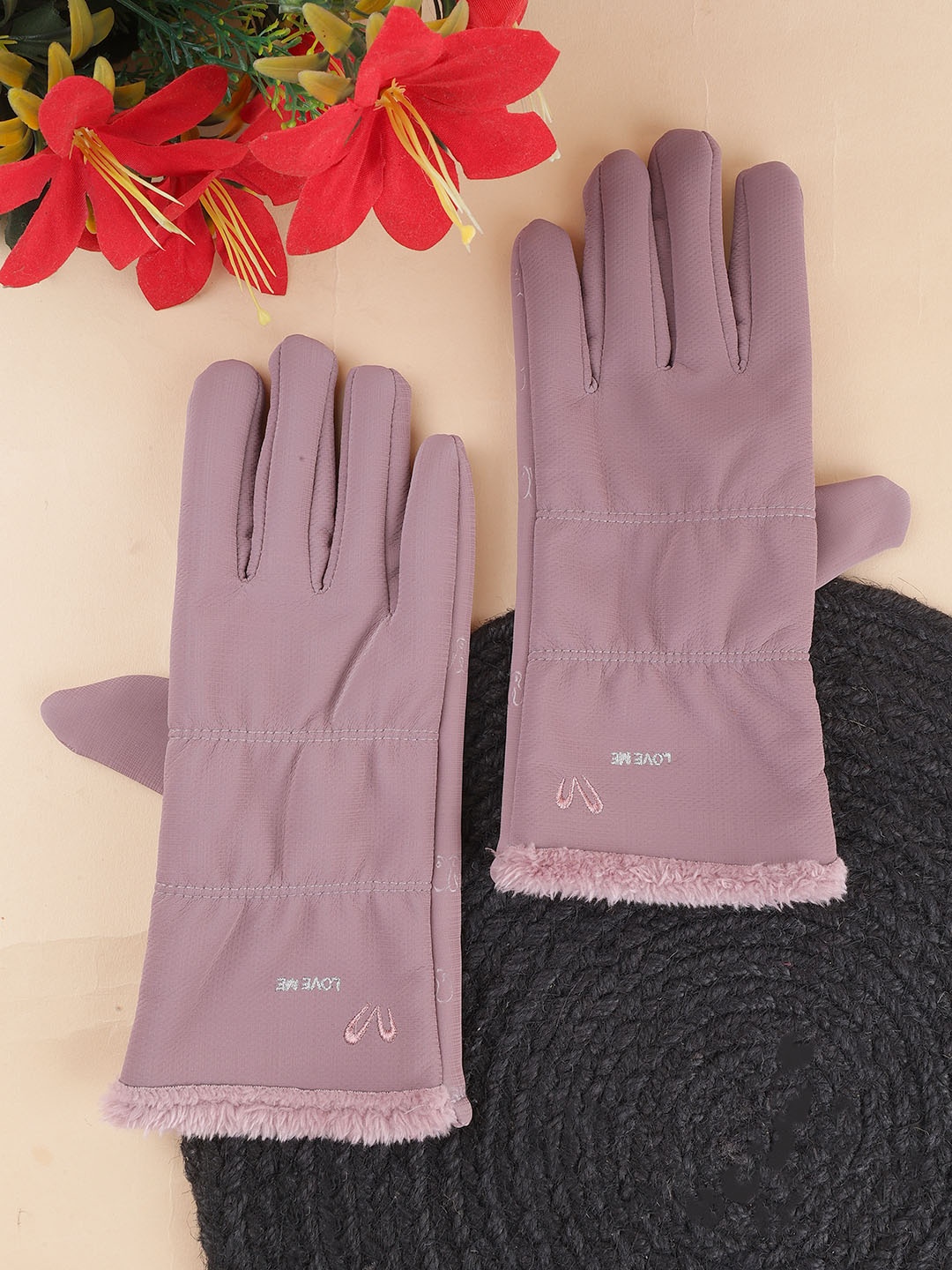 

ELLIS Adults Acrylic Winter Gloves, Lavender