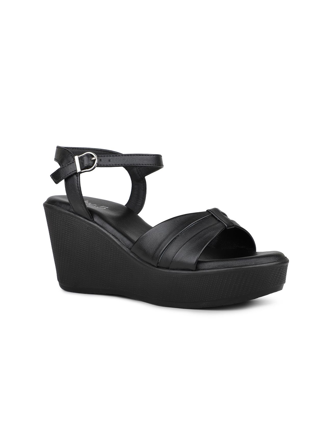 

Inc 5 Women Wedge Sandals with Buckles, Black