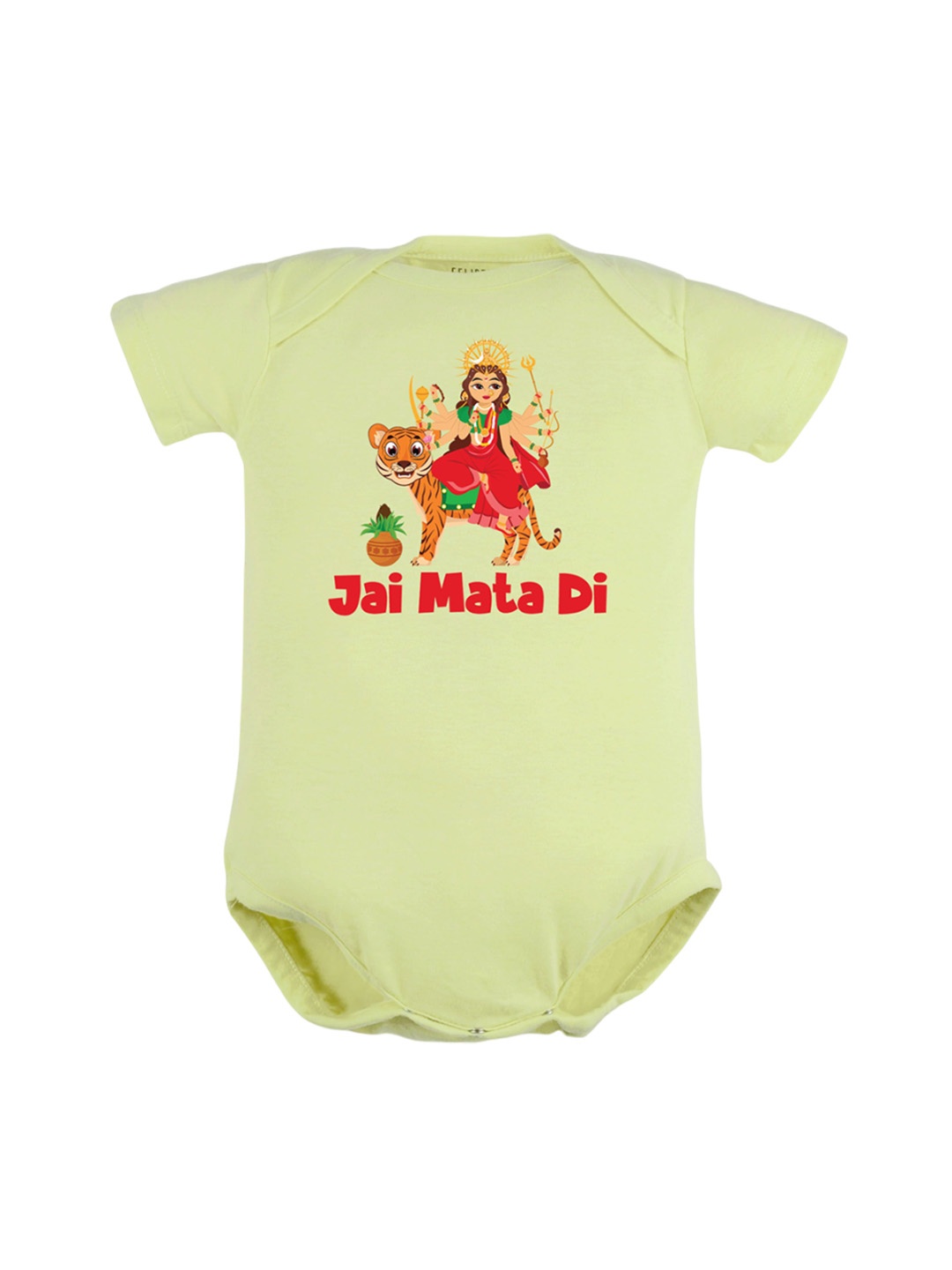 

FFLIRTYGO Infants Printed Pure Cotton Bodysuit, Green