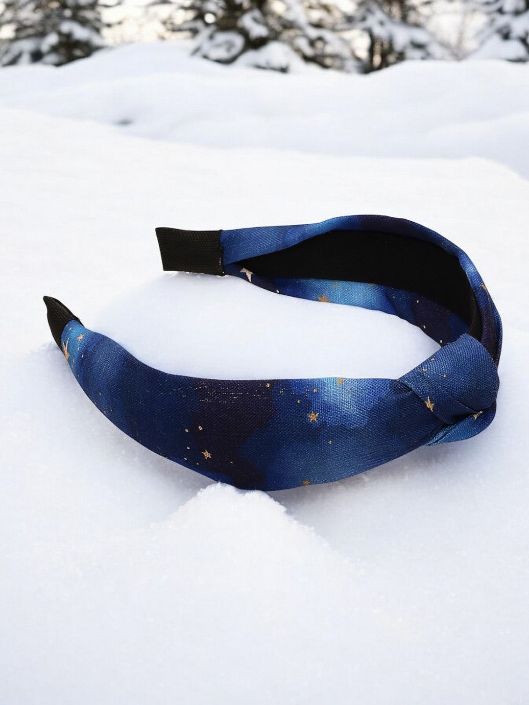 

fabula Women Galaxy Printed Hairband, Navy blue