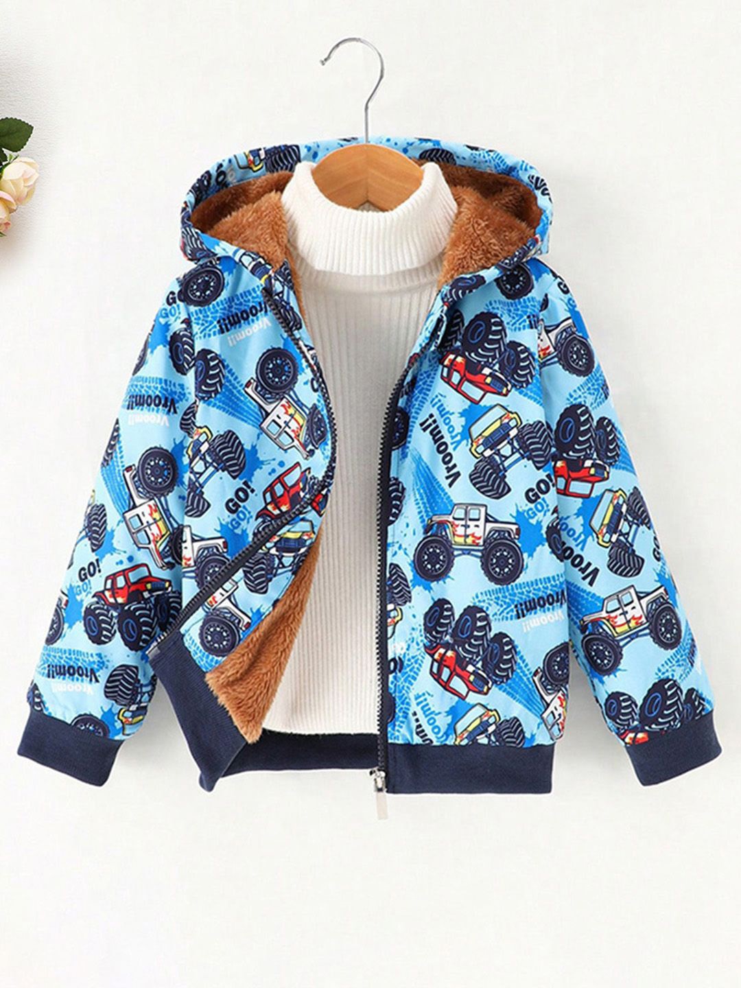 

INCLUD Boys Open Front Jacket, Blue