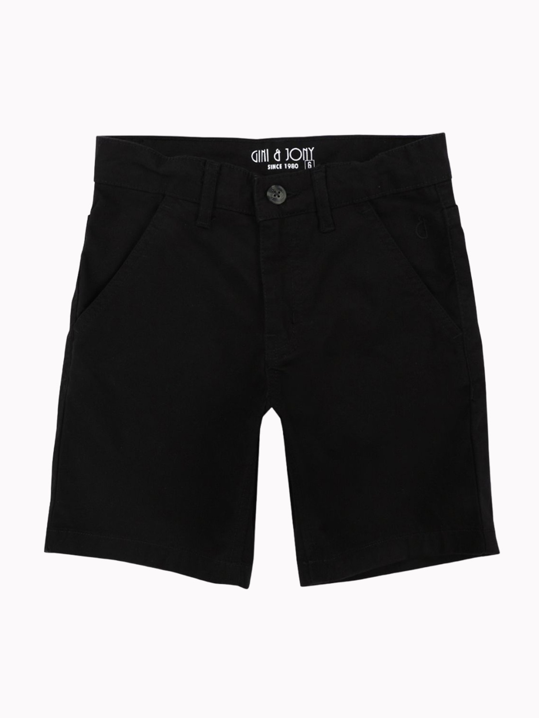 

Gini and Jony Boys Mid-Rise Bermuda Shorts, Black