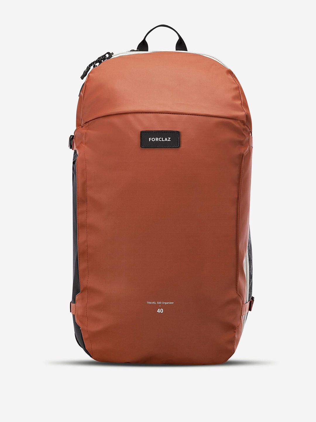 

FORCLAZ By Decathlon Unisex Orange Multi-Compartment Organizer 40L Travel Backpack